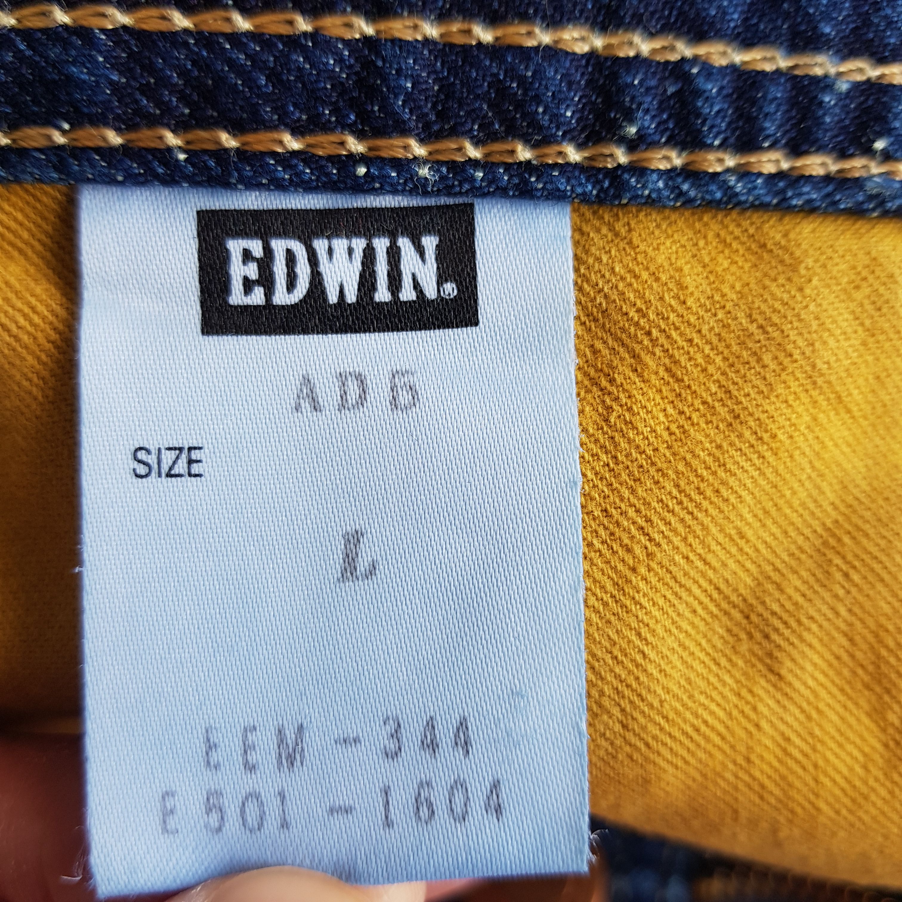 Japanese Brand Vintage Japanese Jeans Edwin Denim Japanese Pants Size US 32 / EU 48 - 11 Thumbnail