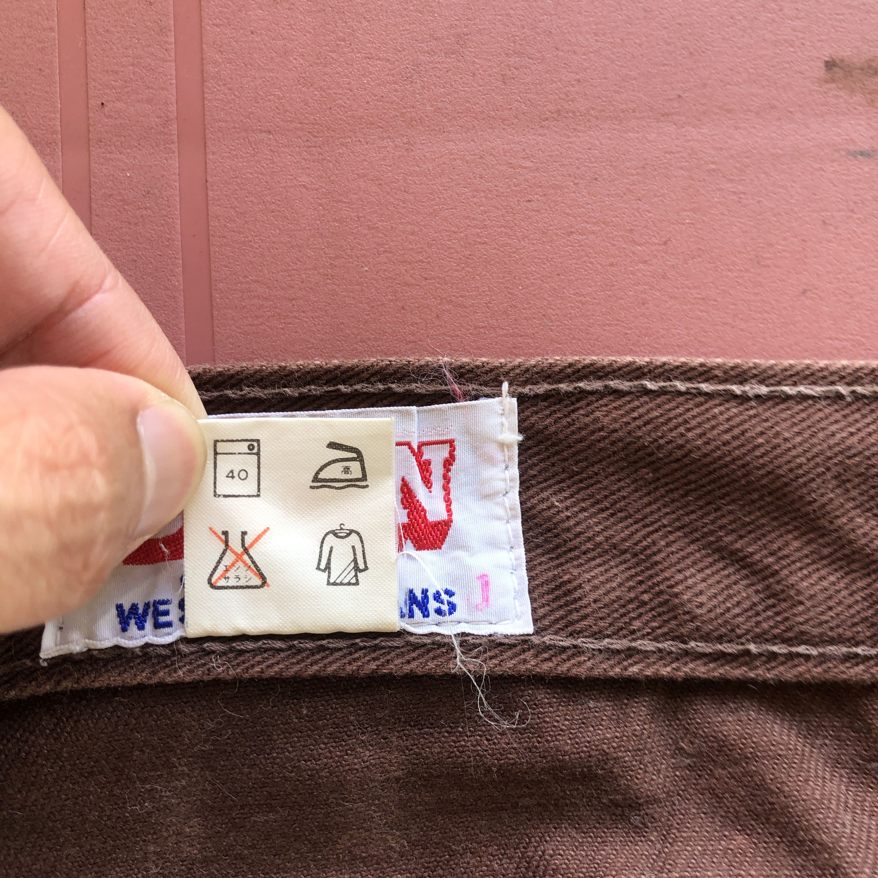 Japanese Brand Vintage 80s Bison Jeans Japanese Brown Bison Denim Pants Size 28" / US 6 / IT 42 - 13 Thumbnail
