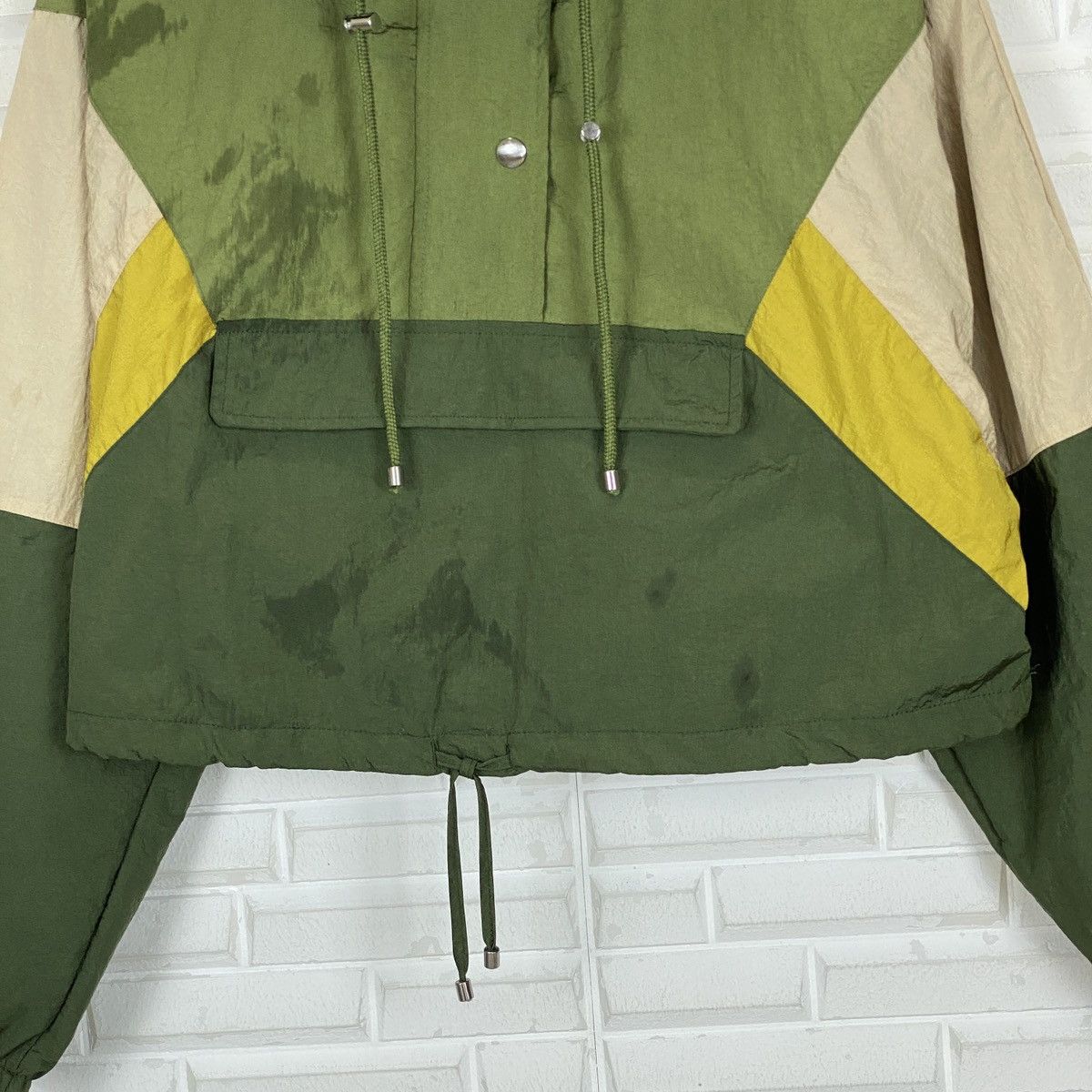 Bershka 🔥LAST PRICE🔥 Bershka Patchwork Pullover Hooded Jacket Size US S / EU 44-46 / 1 - 6 Thumbnail
