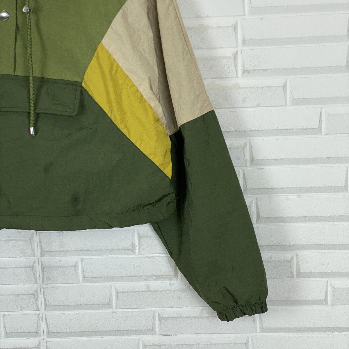 Bershka 🔥LAST PRICE🔥 Bershka Patchwork Pullover Hooded Jacket Size US S / EU 44-46 / 1 - 5 Thumbnail