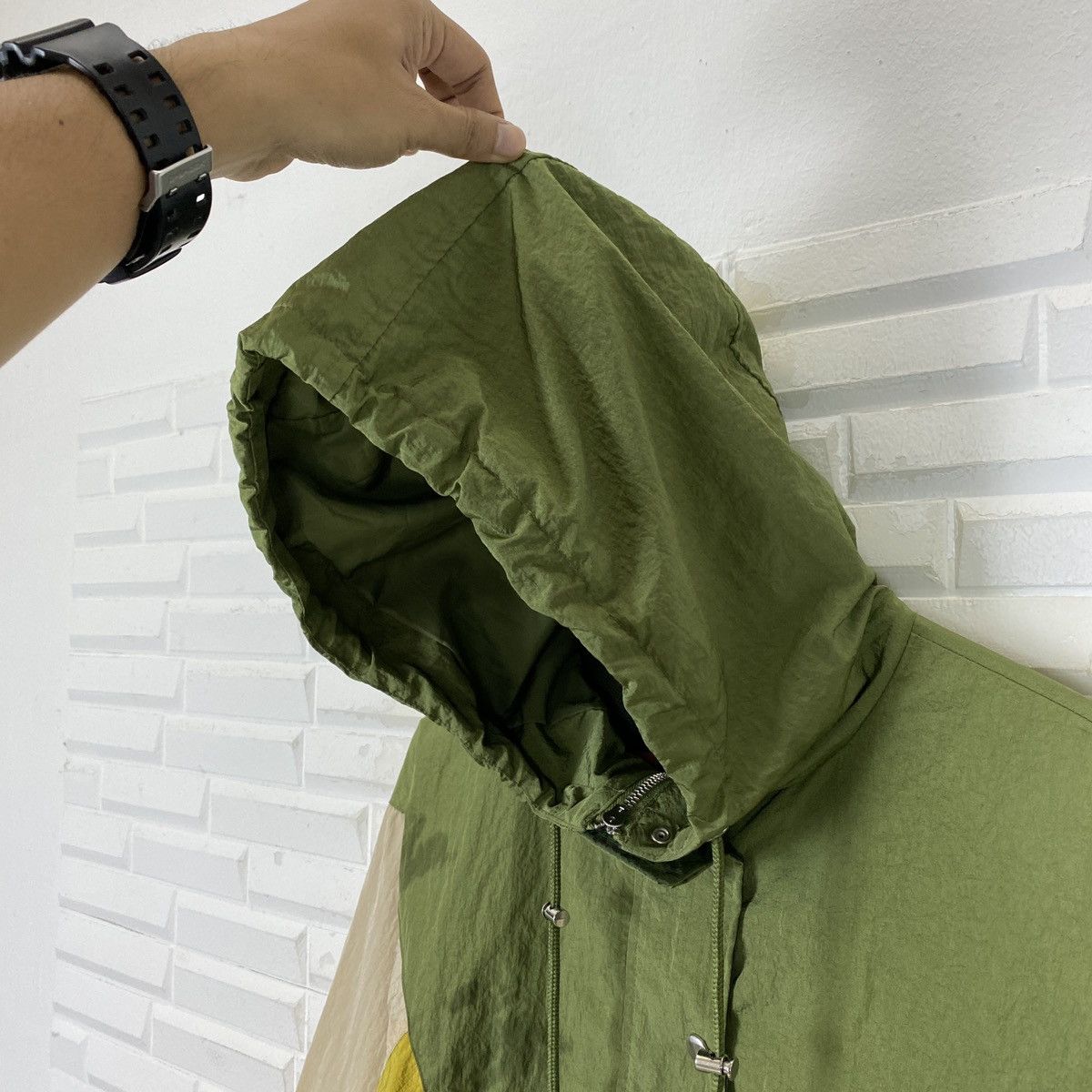 Bershka 🔥LAST PRICE🔥 Bershka Patchwork Pullover Hooded Jacket Size US S / EU 44-46 / 1 - 10 Thumbnail