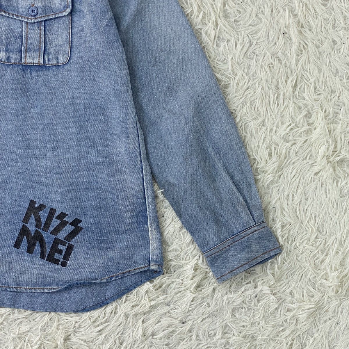 Japanese Brand Metalhead Denim Button Up Jacket Hooded Size US M / EU 48-50 / 2 - 5 Thumbnail