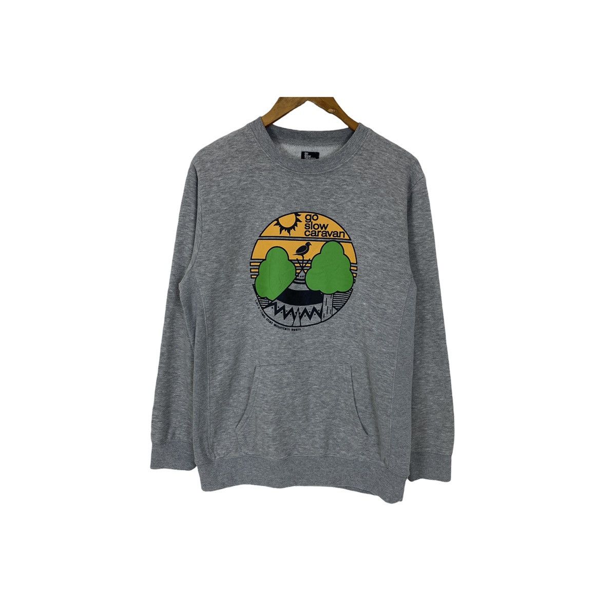 go slow caravan 🔥LAST PRICE🔥 Go Slow Caravan Printed Mountain Sweatshirt Size US L / EU 52-54 / 3 - 1 Thumbnail