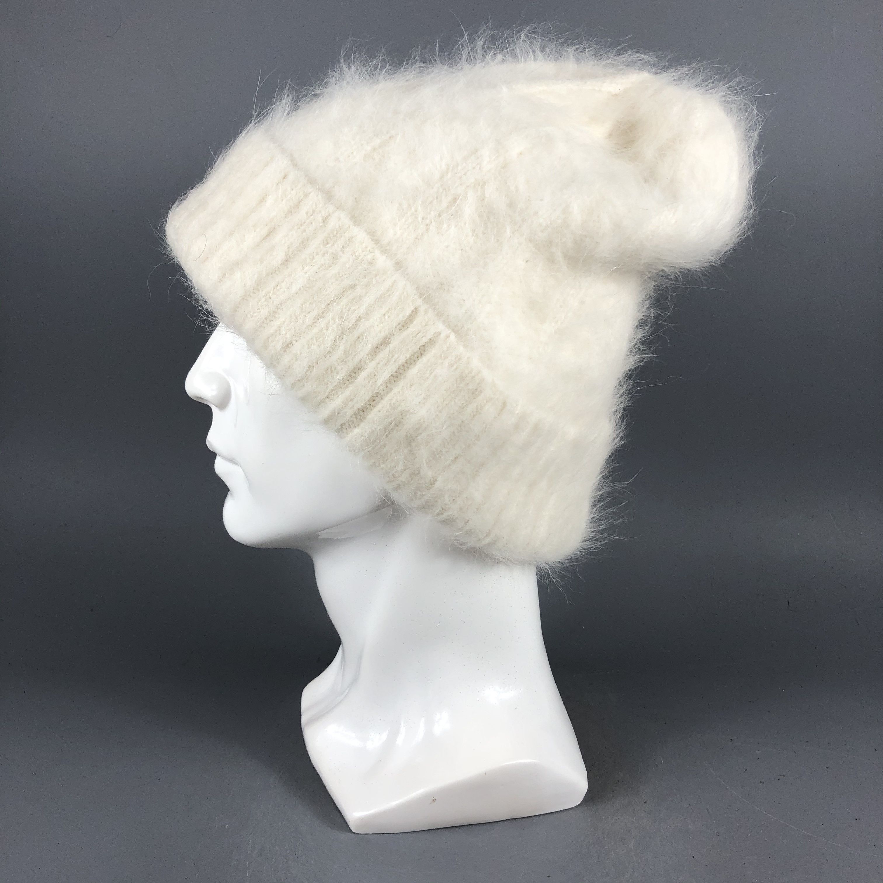 Japanese Brand × Vintage Japanese Brand Mohair Beanie Snow Hat Snow Cap -D983 Size ONE SIZE - 2 Thumbnail