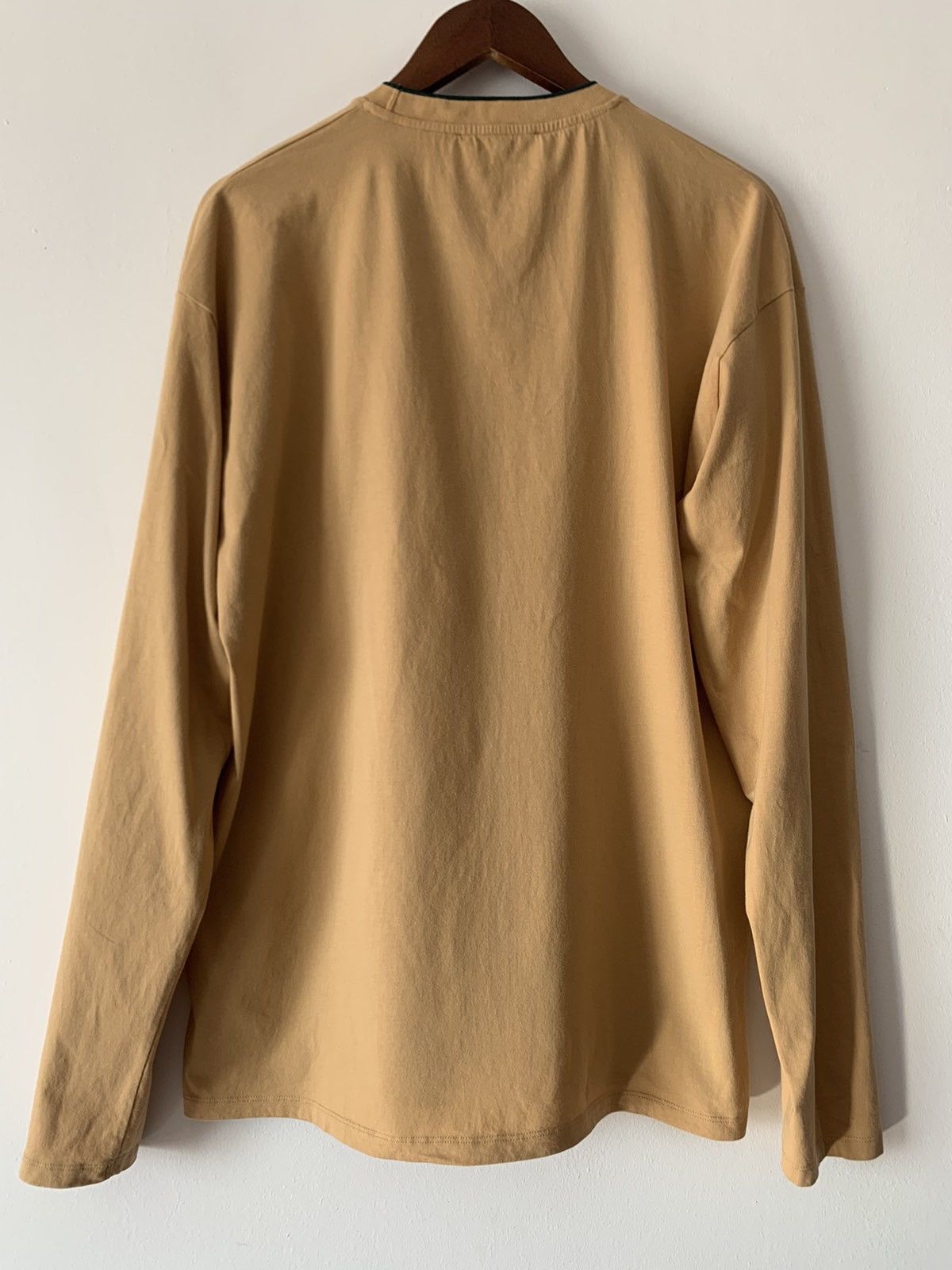Maison Kitsune 🦊 Maison Kitsune Beige Long Sleeve T-Shirt Size US M / EU 48-50 / 2 - 2 Thumbnail