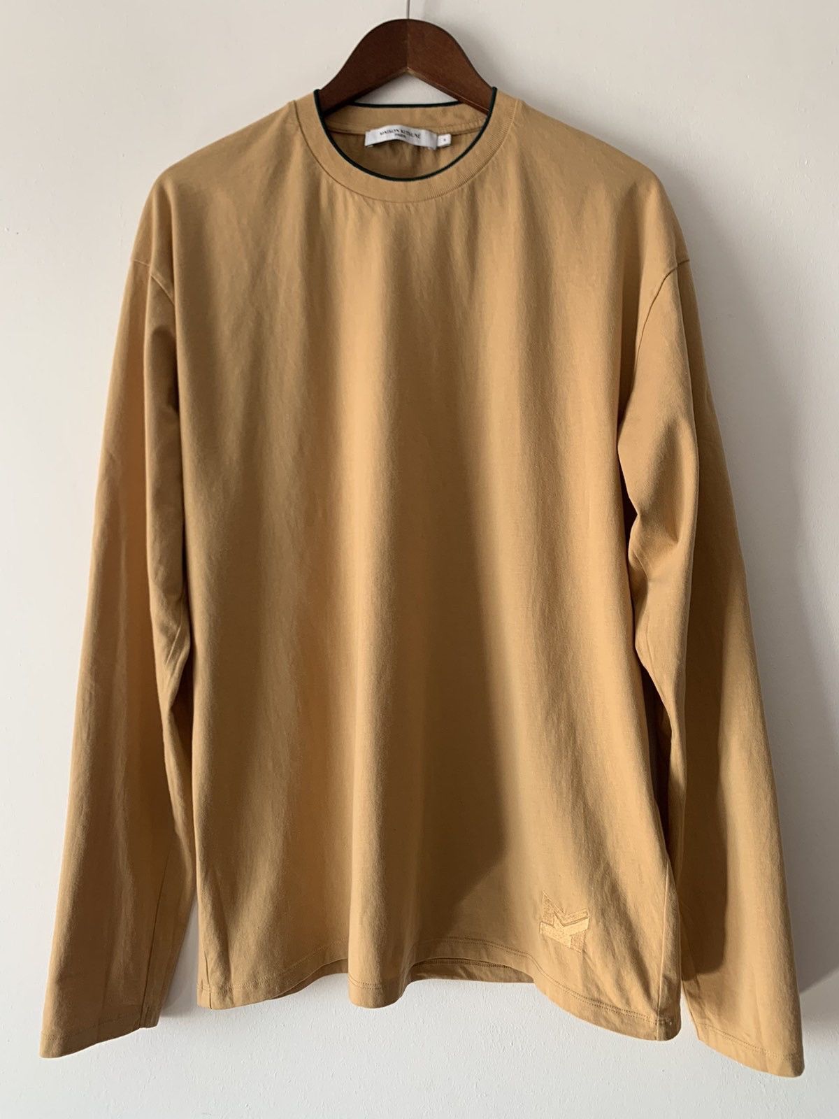 Maison Kitsune 🦊 Maison Kitsune Beige Long Sleeve T-Shirt Size US M / EU 48-50 / 2 - 1 Thumbnail