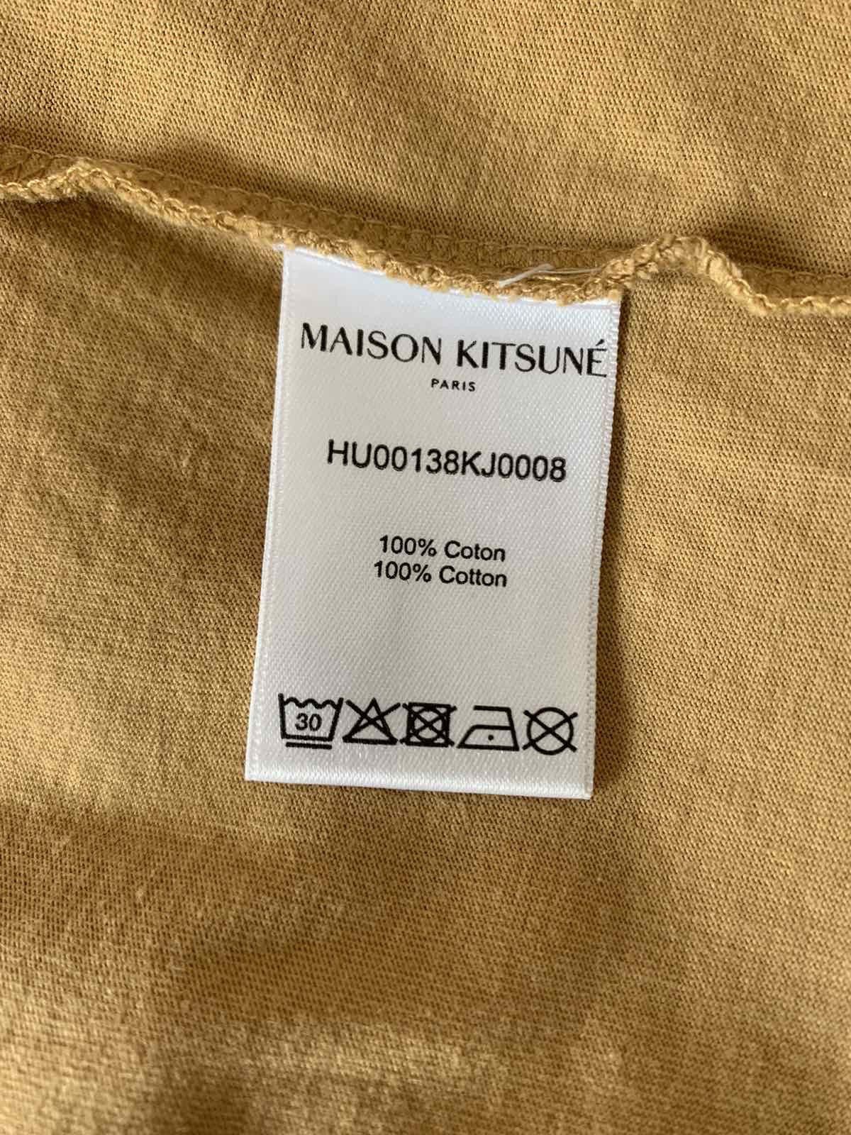 Maison Kitsune 🦊 Maison Kitsune Beige Long Sleeve T-Shirt Size US M / EU 48-50 / 2 - 5 Thumbnail