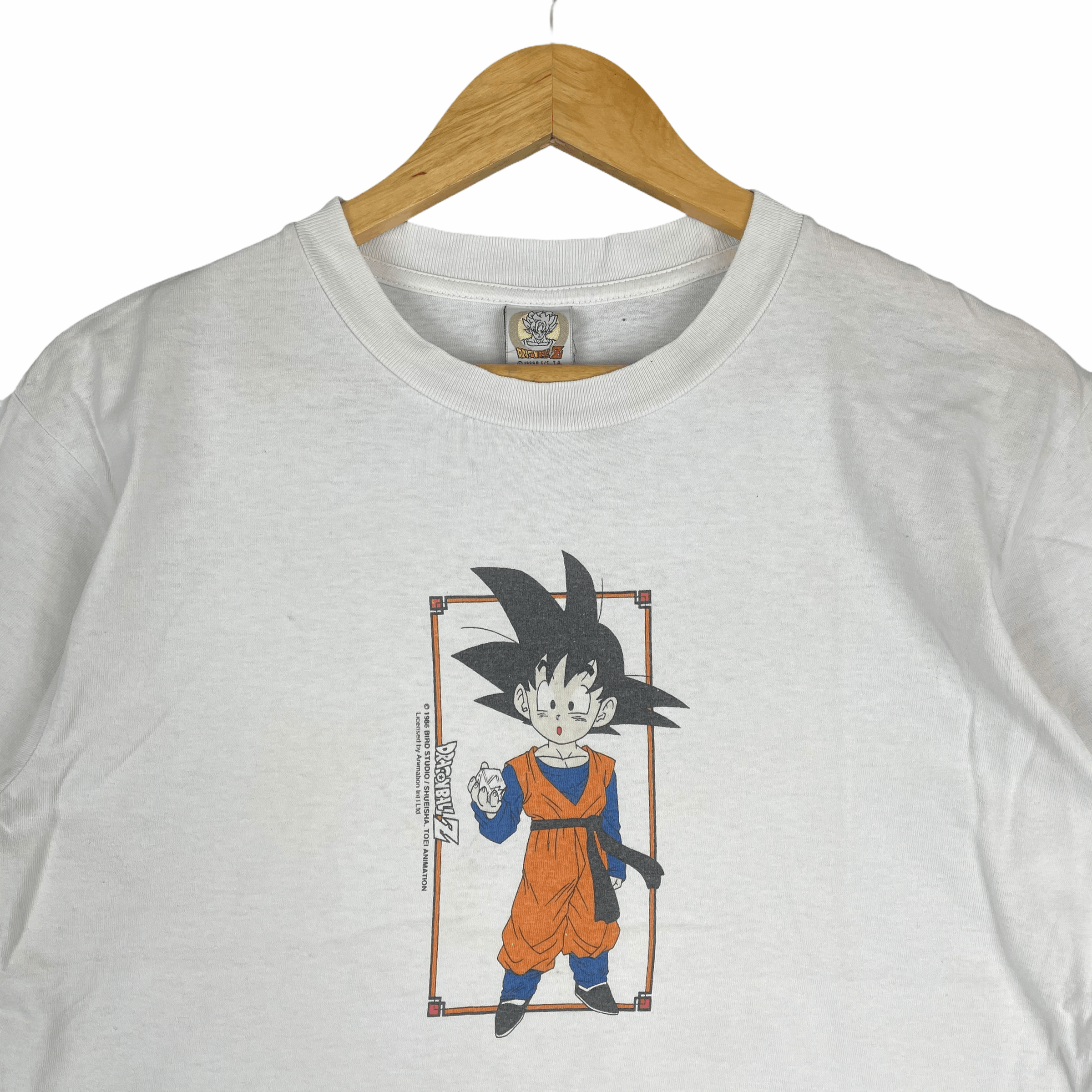 Anime Vtg 1986 DRAGONBALL Z GOKU Anime Bird Studio Hytex Garment Size US XS / EU 42 / 0 - 2 Thumbnail