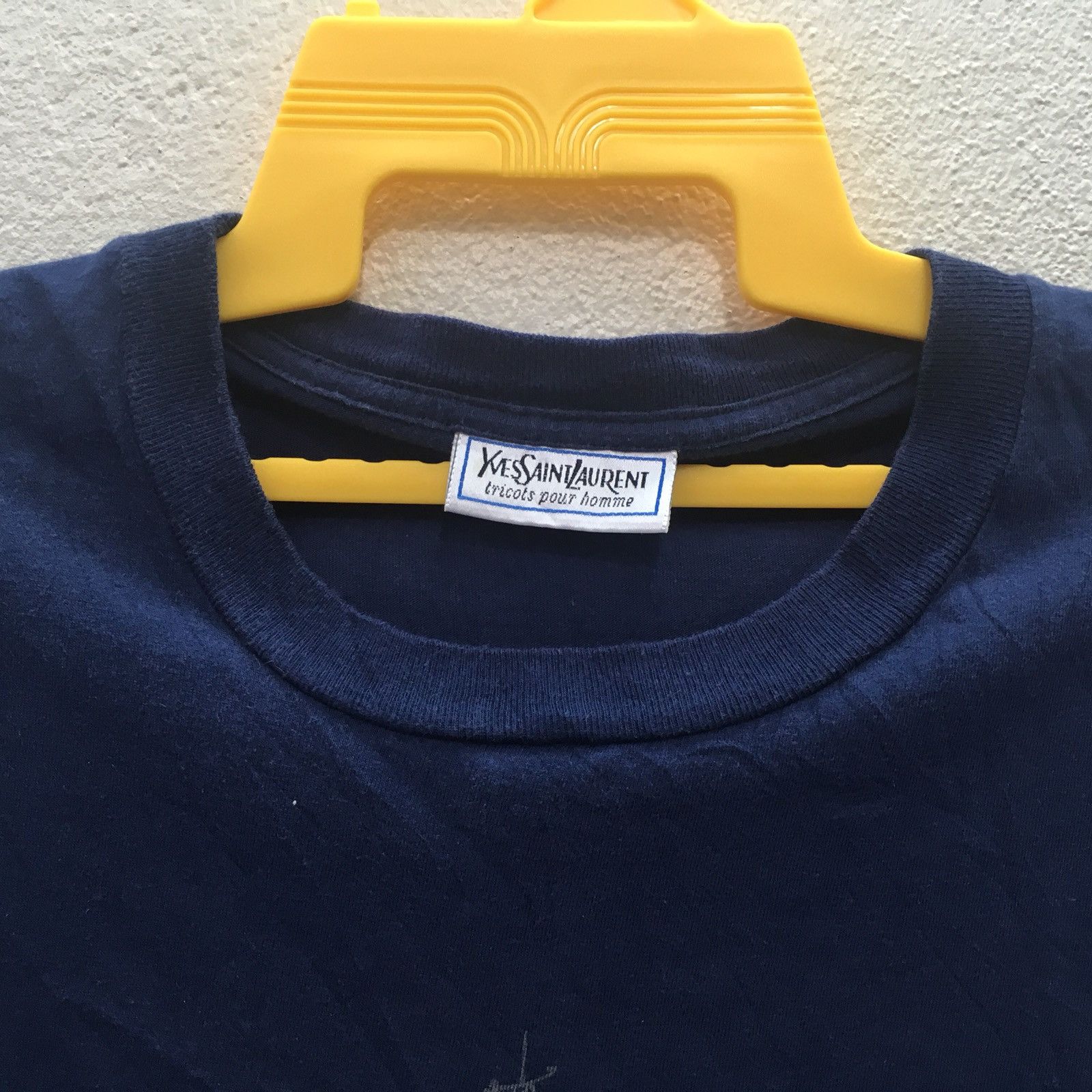 Vintage × Yves Saint Laurent *🔥 YATCHING DESIGN YSL men tees Size US M / EU 48-50 / 2 - 7 Thumbnail