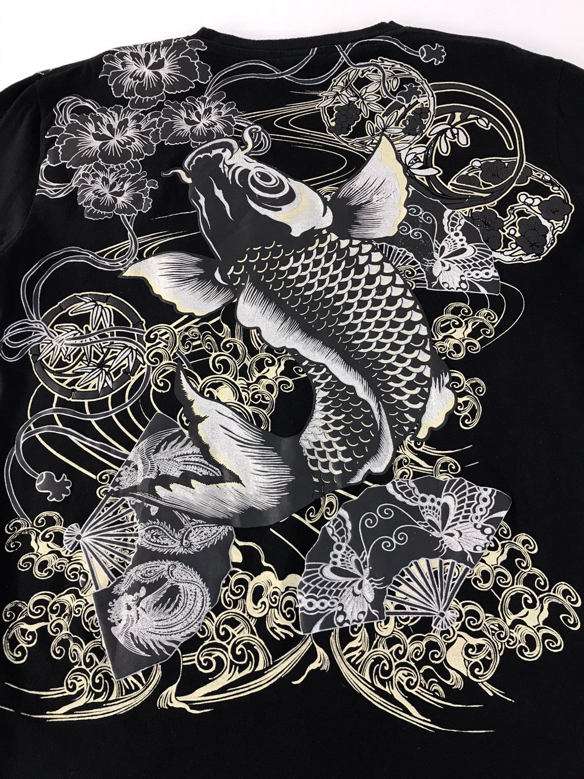 Japanese Brand × Vintage Vintage Cute All Overprint Big Logo Koi Fish Design Size US L / EU 52-54 / 3 - 11 Thumbnail