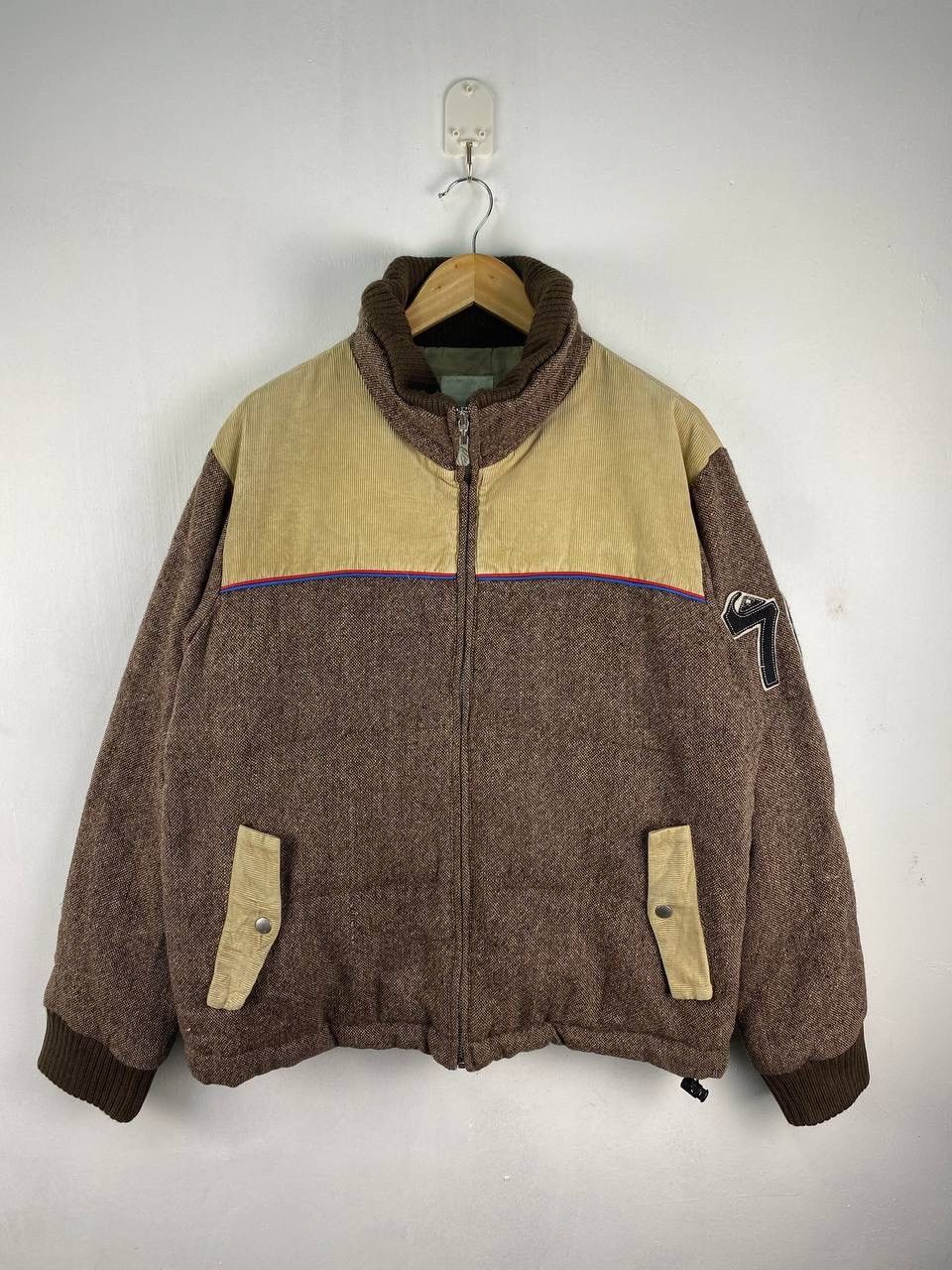 Quiksilver Vintage Quiksilver Varsity Jacket Brown Travis Scott Style Size US M / EU 48-50 / 2 - 5 Thumbnail