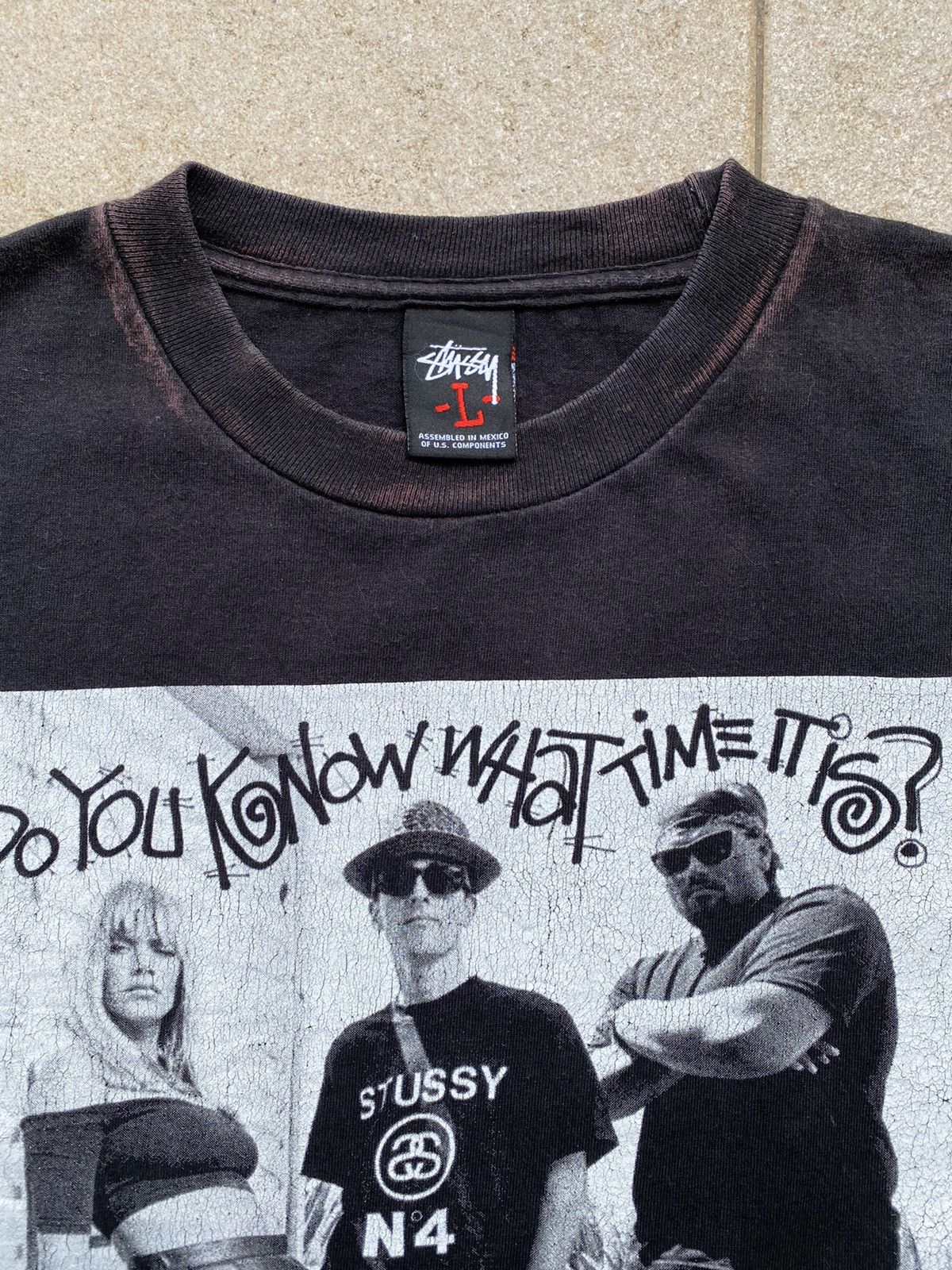 Stussy 💥Vintage STÜSSY Photo Print x Raptees Hiphop Rare Graphics Size US XL / EU 56 / 4 - 3 Thumbnail