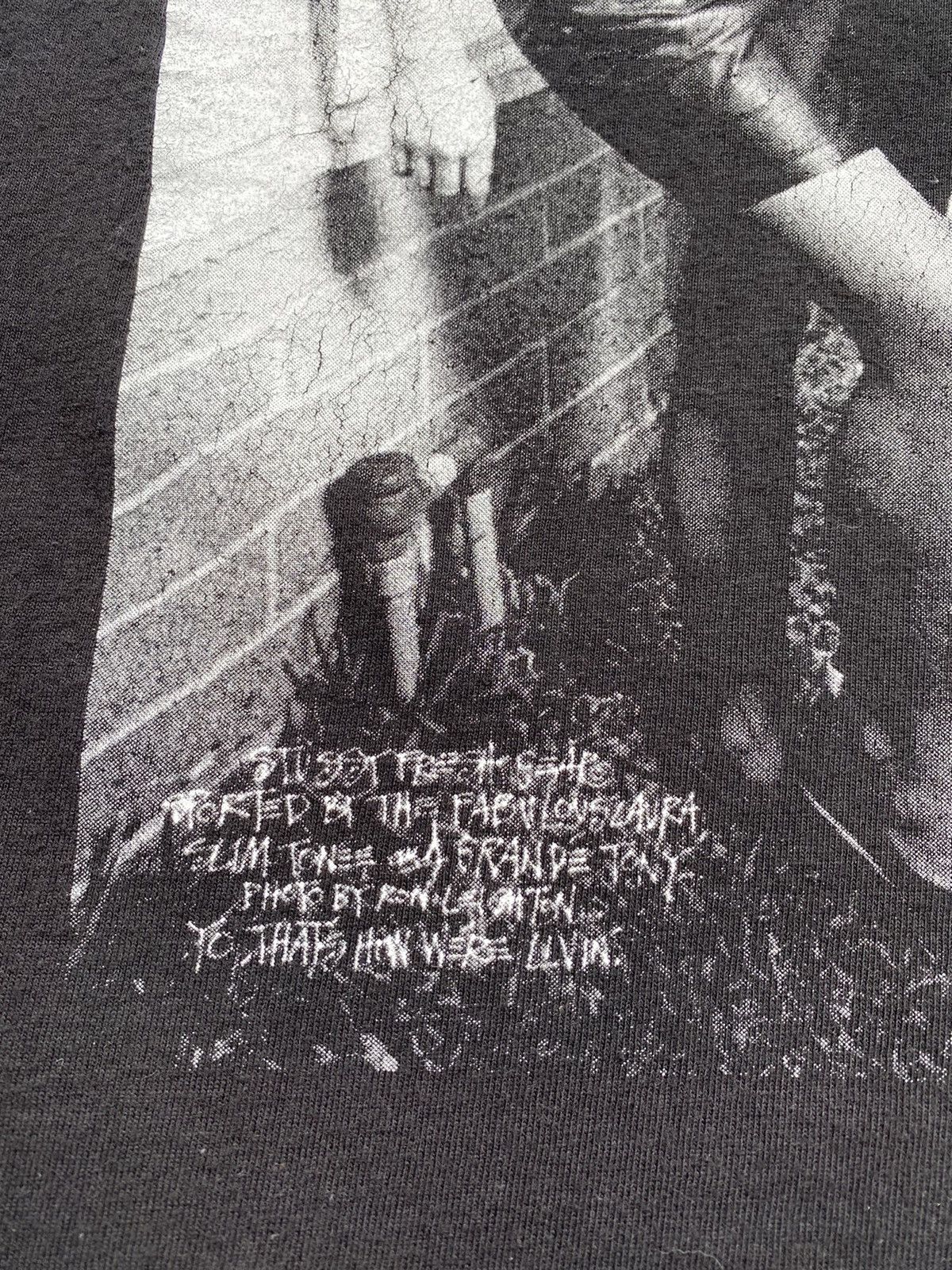 Stussy 💥Vintage STÜSSY Photo Print x Raptees Hiphop Rare Graphics Size US XL / EU 56 / 4 - 8 Thumbnail