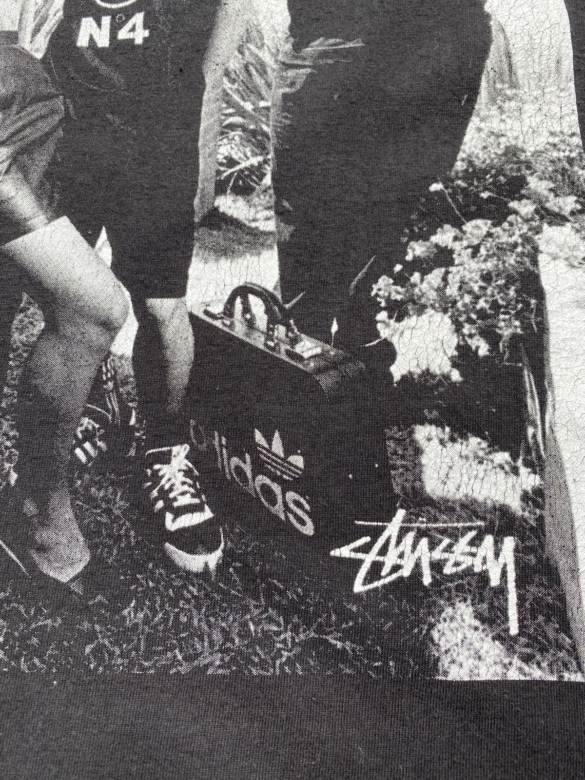 Stussy 💥Vintage STÜSSY Photo Print x Raptees Hiphop Rare Graphics Size US XL / EU 56 / 4 - 7 Thumbnail