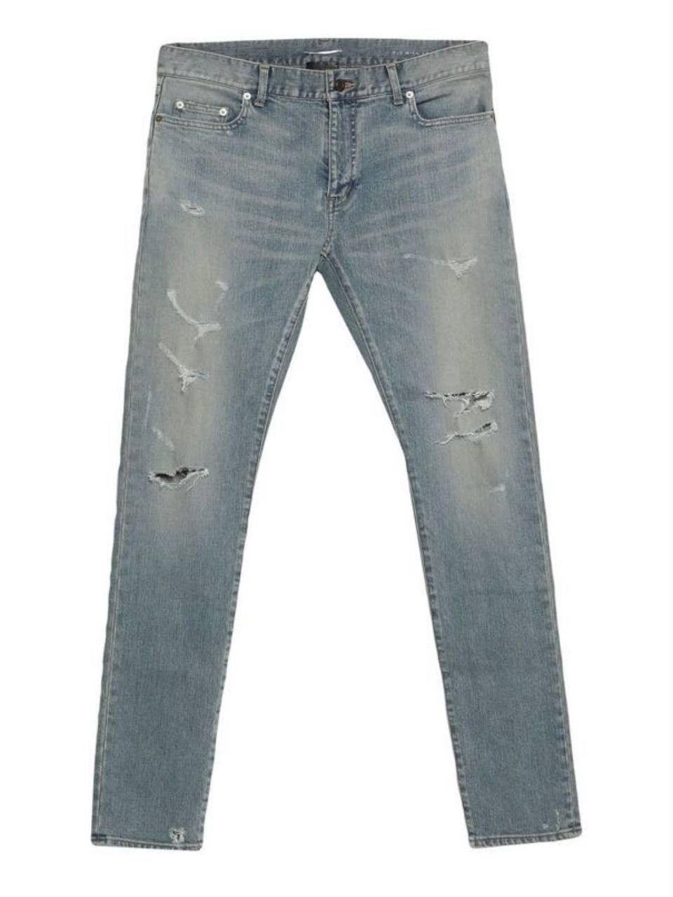 Saint Laurent Crash Denim | Grailed