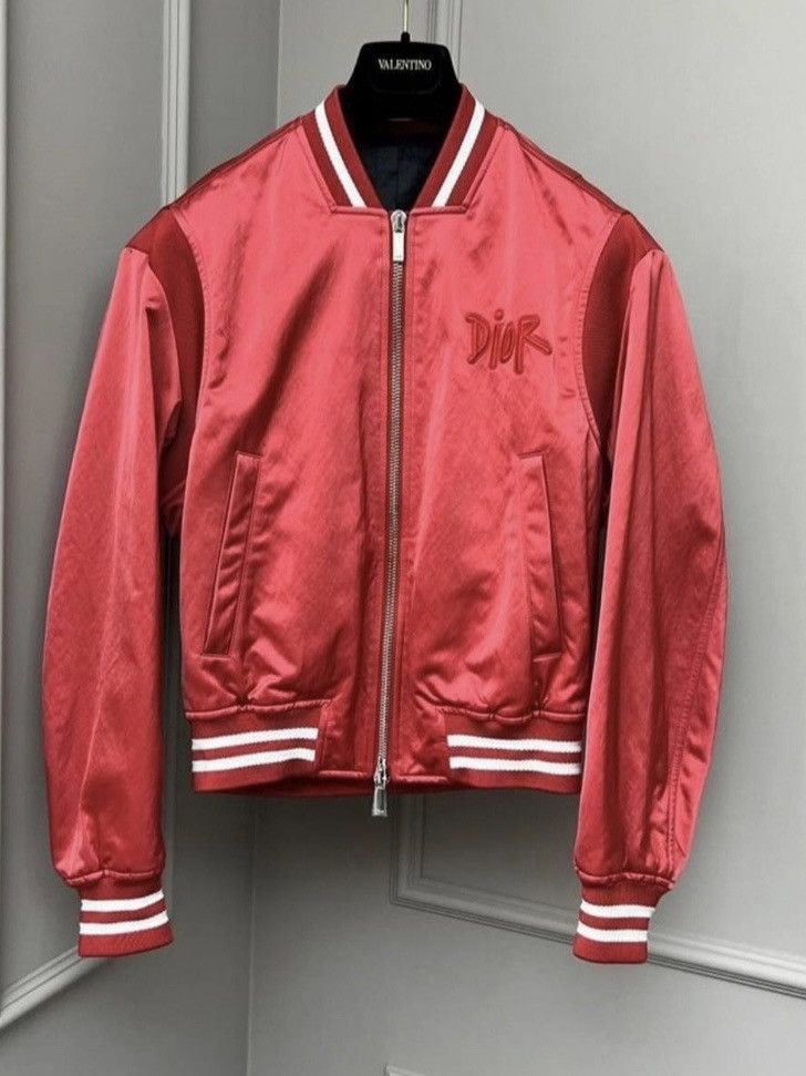 Dior × Stussy Dior x Stussy Chenille Logo "Year of the Ox" Light Jacket Size US L / EU 52-54 / 3 - 1 Thumbnail
