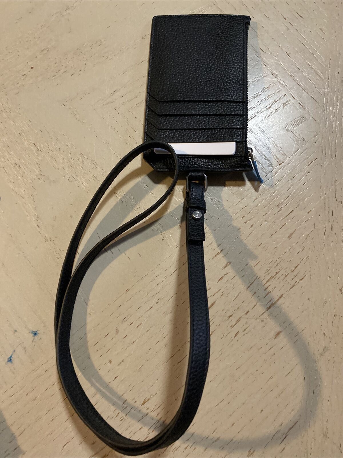 Saint Laurent Paris Wallet in Black Size ONE SIZE - 7 Thumbnail