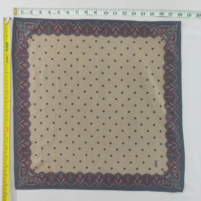 Yves Saint Laurent YSL Handkerchief/ Bandana - 3F213101 Size ONE SIZE - 3 Thumbnail