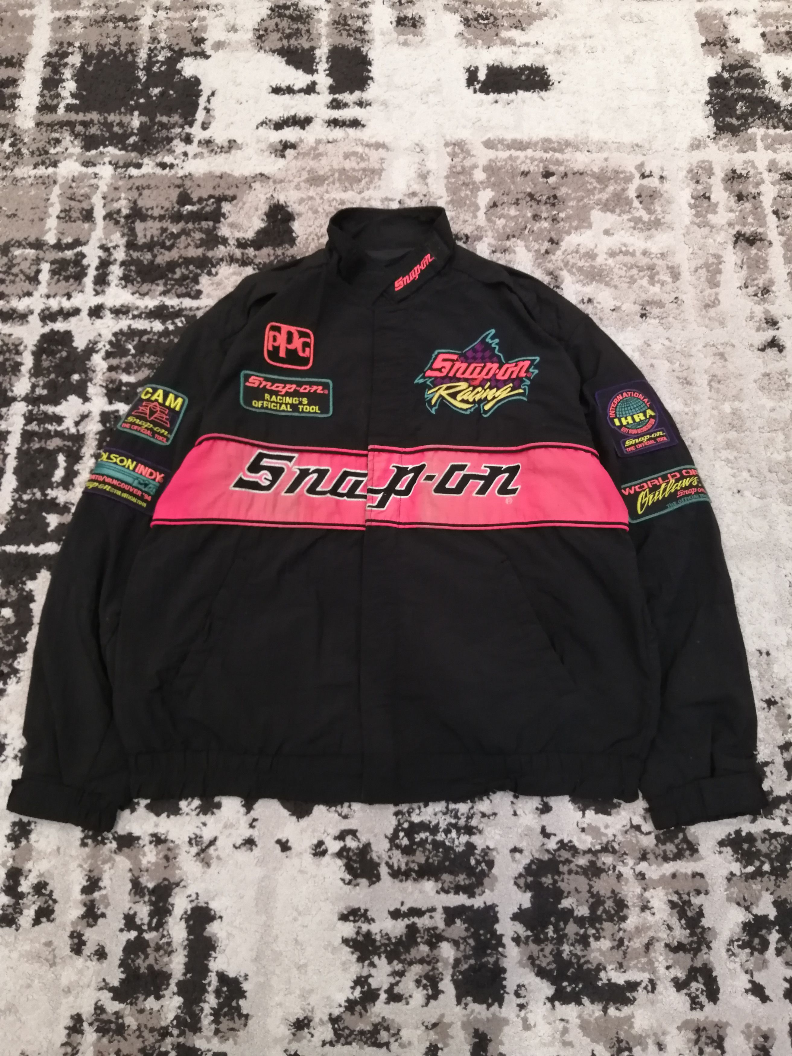 NASCAR Vintage 90s Snap On Racing Jacket Size US L / EU 52-54 / 3 - 13 Thumbnail