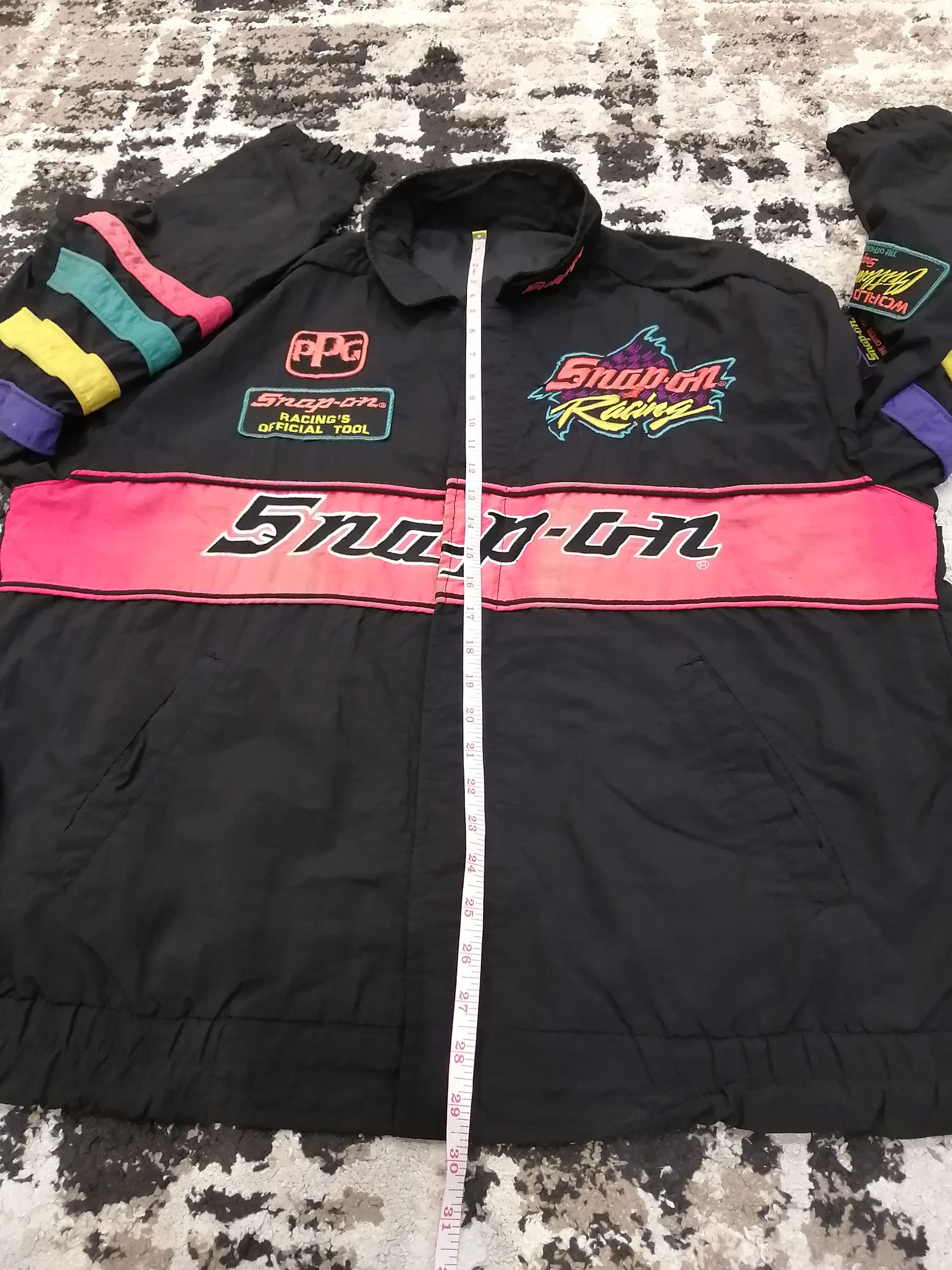 NASCAR Vintage 90s Snap On Racing Jacket Size US L / EU 52-54 / 3 - 18 Thumbnail