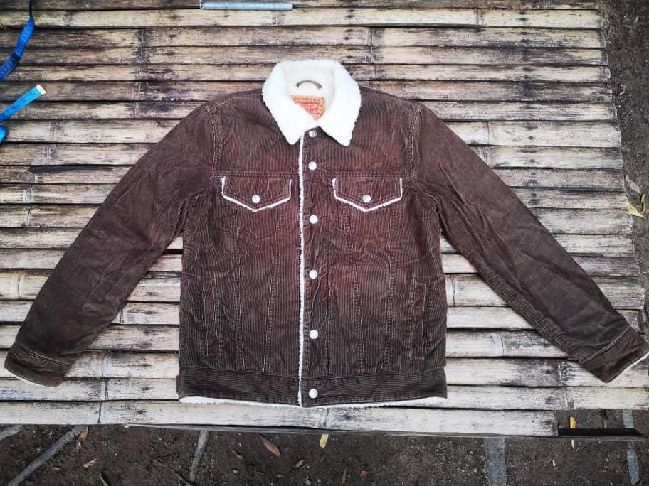 Levi's × Levi's Vintage Clothing Levi's Corduroy Sherpa Jacket Size US L / EU 52-54 / 3 - 3 Thumbnail