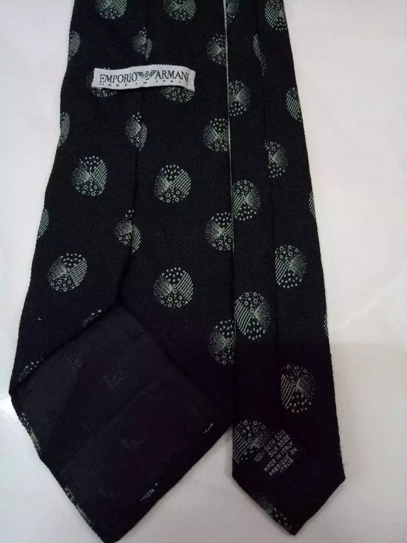 Emporio Armani Emporio Armani tie silk made in Italy necktie Size ONE SIZE - 8 Thumbnail