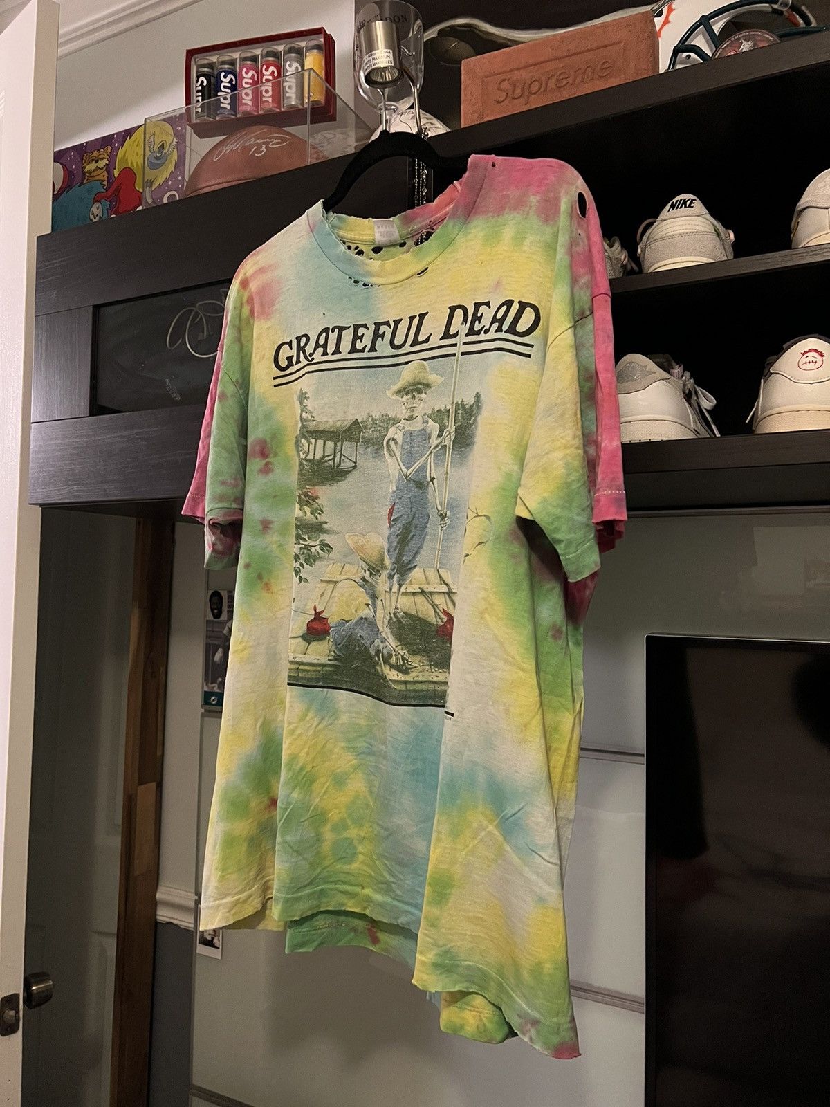 image of Grateful Dead x Vintage 1995 Tour Tee in Tie Dye, Men's (Size XL)