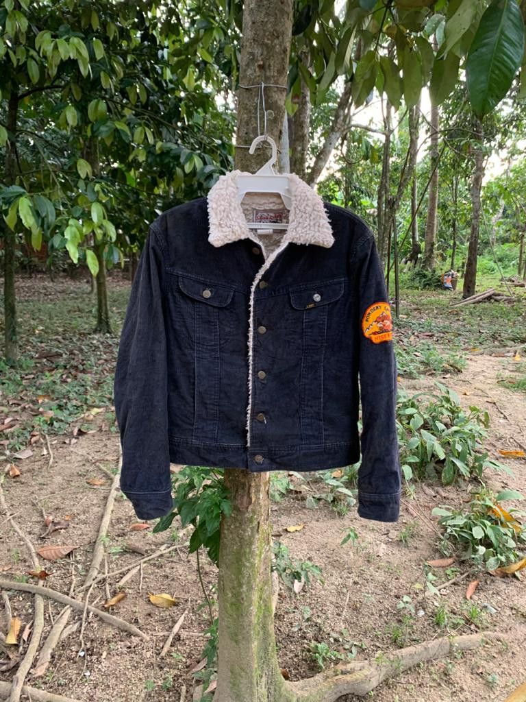 Corduroy Jacket Lee Denim Sherpa Jacket Vintage Lee Storm Rider