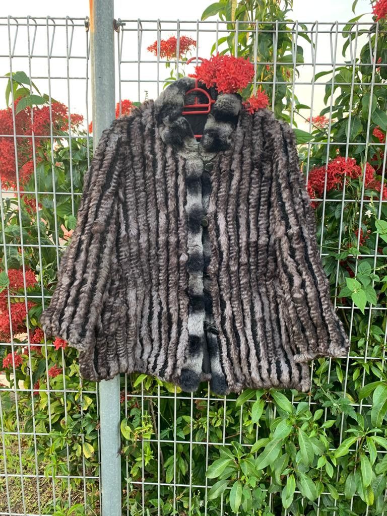 Japanese Brand × Vintage Rabbit Fur Reversible Jacket Size M / US 6-8 / IT 42-44 - 1 Thumbnail