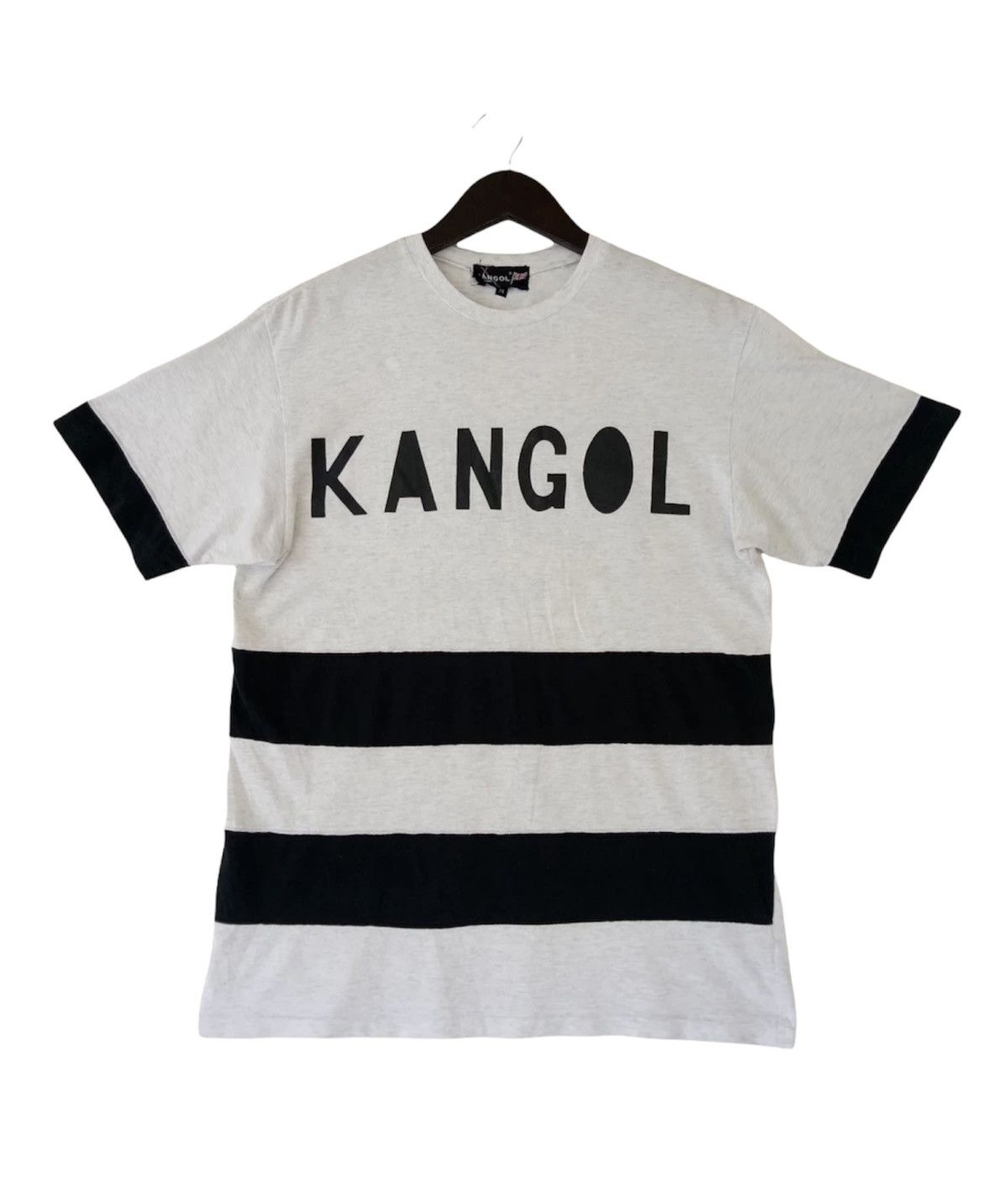 Kangol VINTAGE KANGOL England stripes / big logo spell out shirt Size US M / EU 48-50 / 2 - 1 Thumbnail