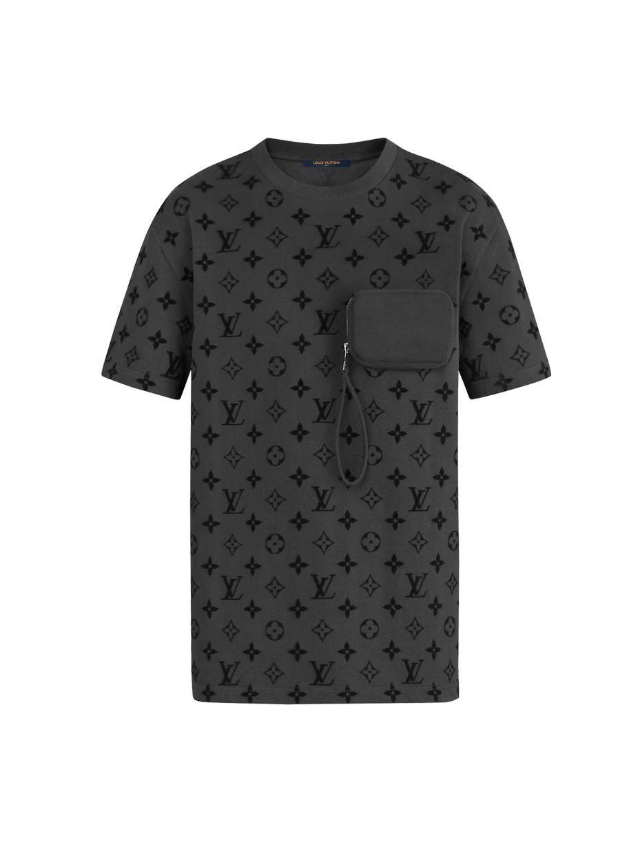 Louis Vuitton T-Shirt with Monogram Motif and 3D Pocket