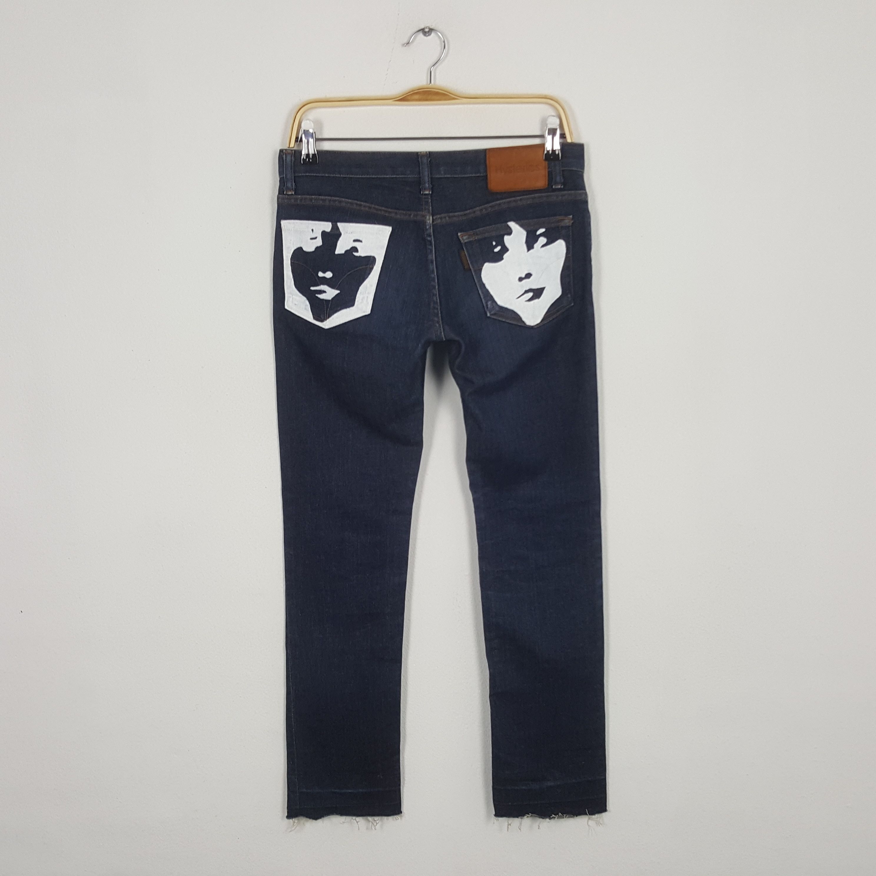 Hysteric Glamour × Japanese Brand × Vintage Vintage Hysteric Glamour Japanese Brand Custom Face Denim Size 30" / US 8 / IT 44 - 1 Thumbnail