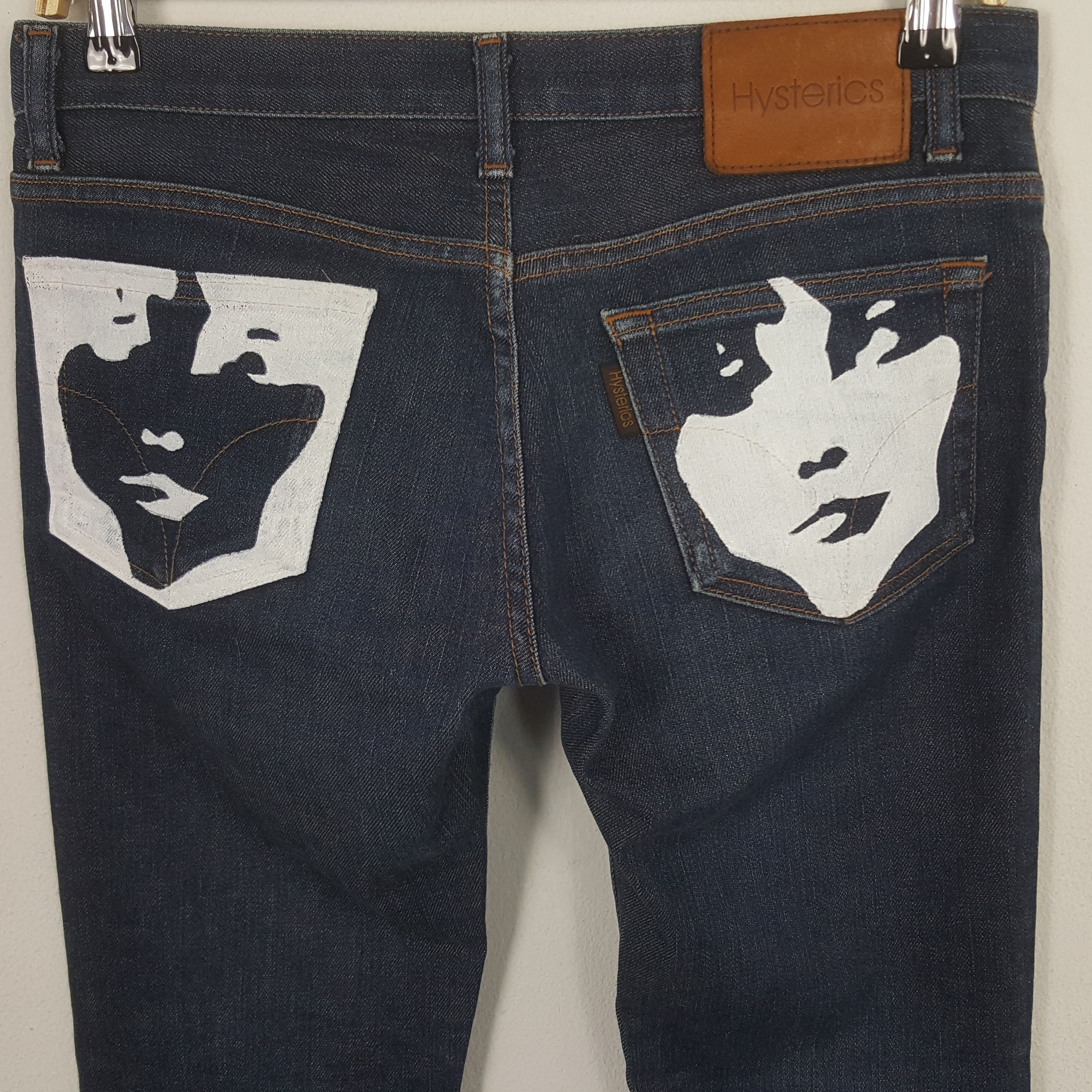 Hysteric Glamour × Japanese Brand × Vintage Vintage Hysteric Glamour Japanese Brand Custom Face Denim Size 30" / US 8 / IT 44 - 5 Thumbnail