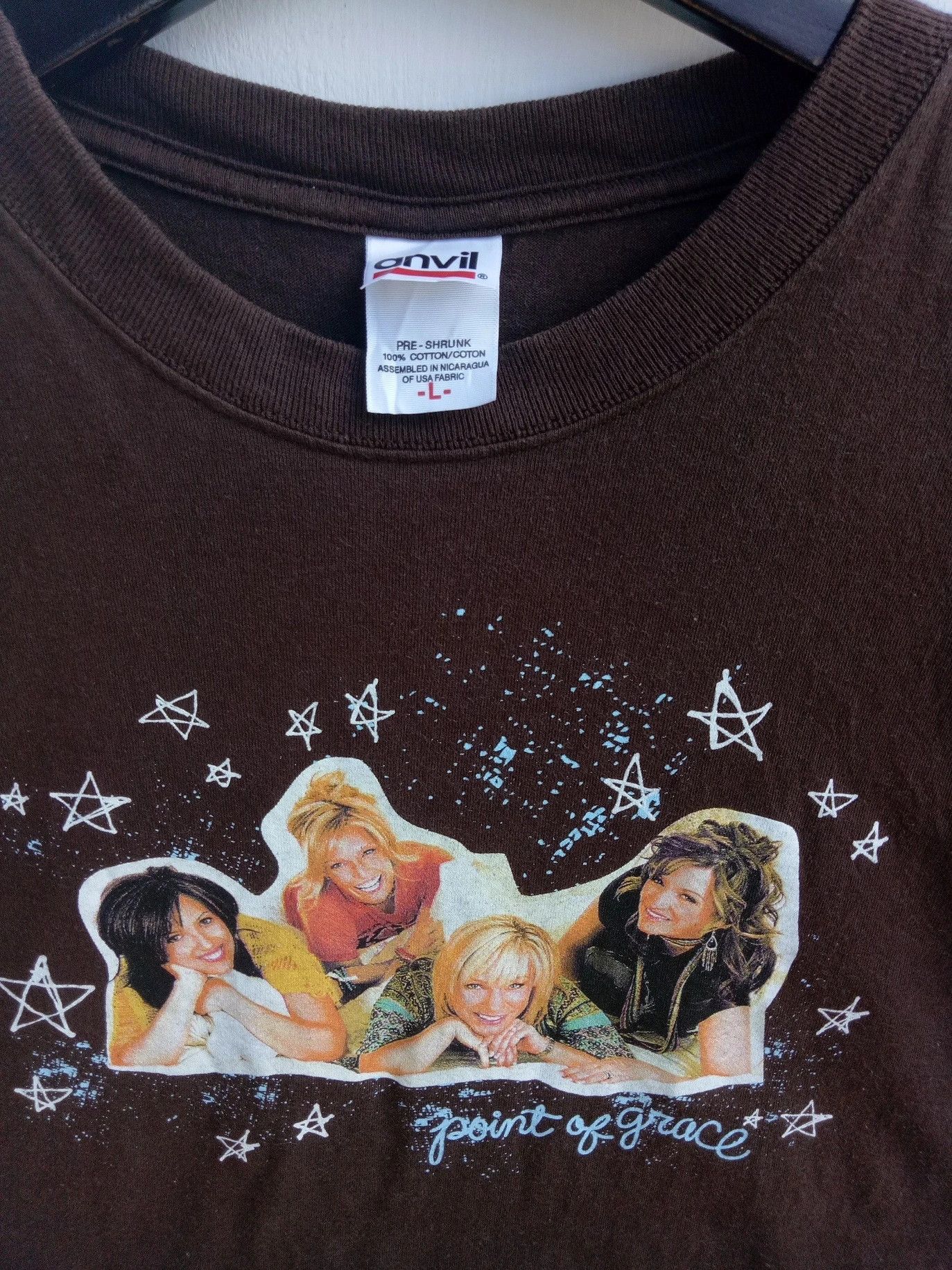 Band Tees Vintage POINT OF GRACE female country group tee shirt Size US L / EU 52-54 / 3 - 3 Thumbnail
