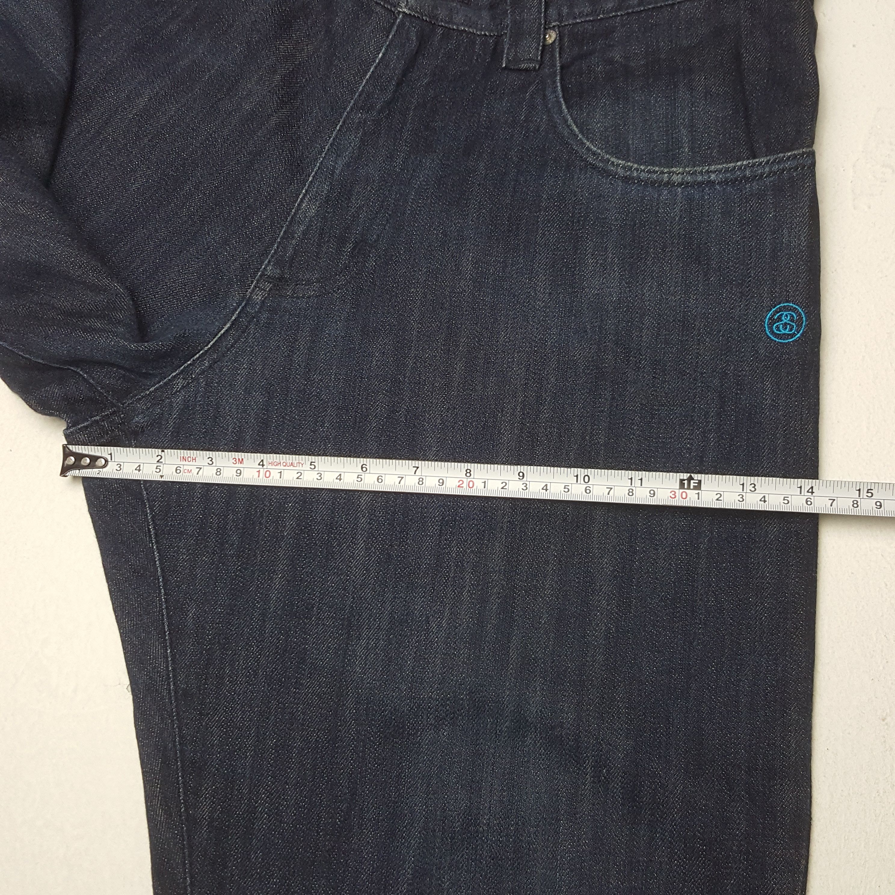 Stussy × Vintage Vintage Stussy Japanese Brand Custom Logo Denim Jeans Size US 35 - 9 Thumbnail