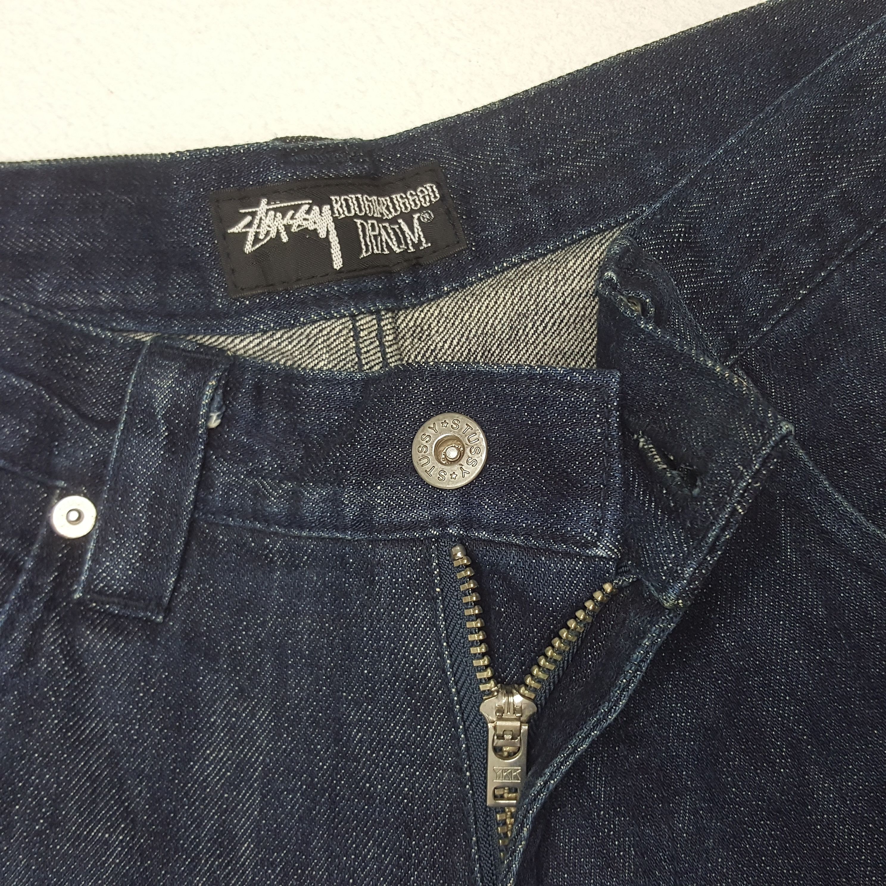Stussy × Vintage Vintage Stussy Japanese Brand Custom Logo Denim Jeans Size US 35 - 12 Thumbnail