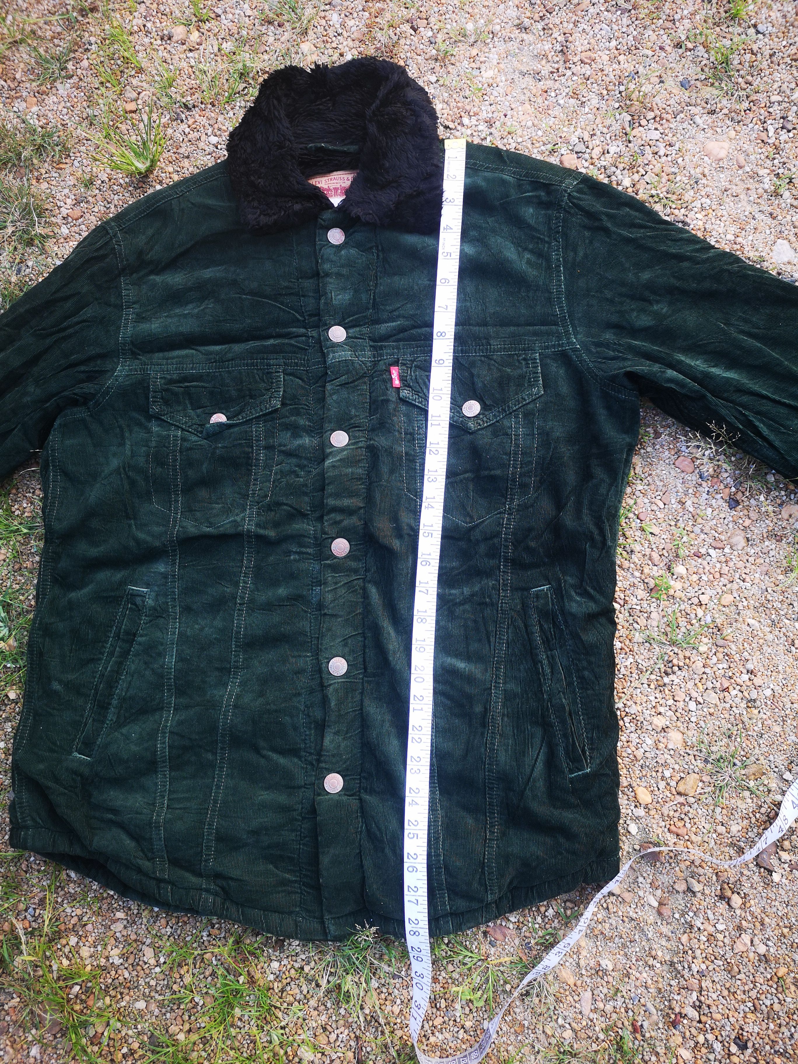 Levi's Levi's Corduroy Faux Fur Button Jacket Size US L / EU 52-54 / 3 - 13 Thumbnail