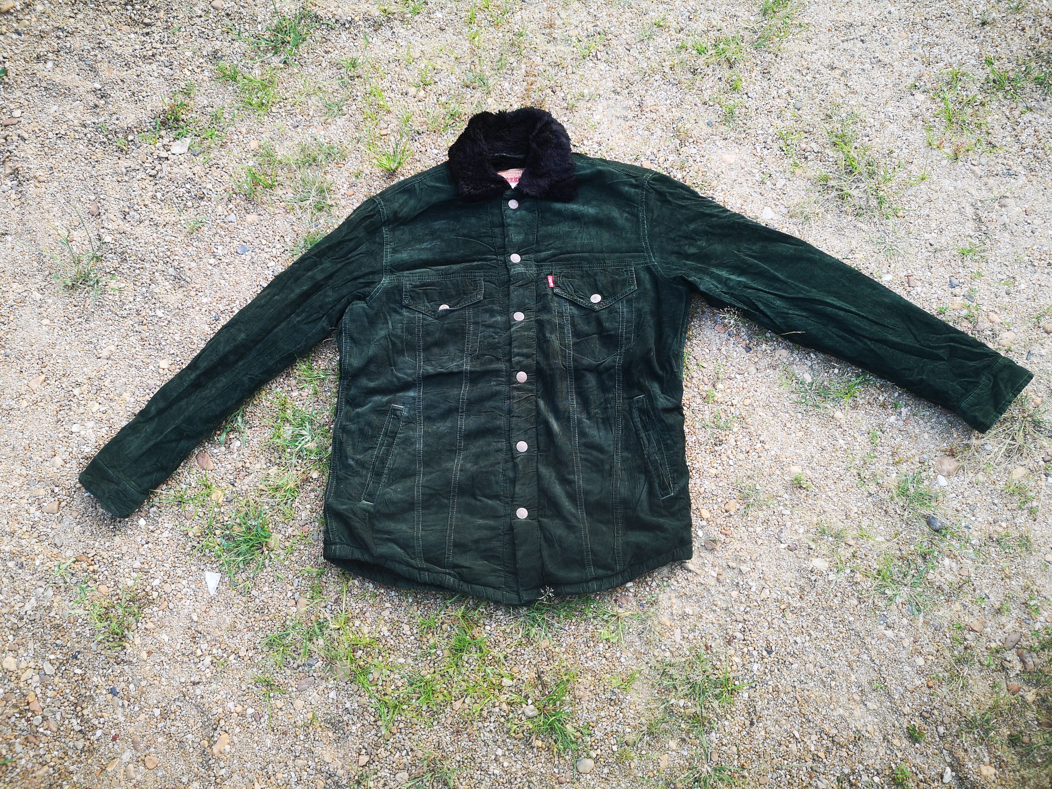 Levi's Levi's Corduroy Faux Fur Button Jacket Size US L / EU 52-54 / 3 - 1 Thumbnail