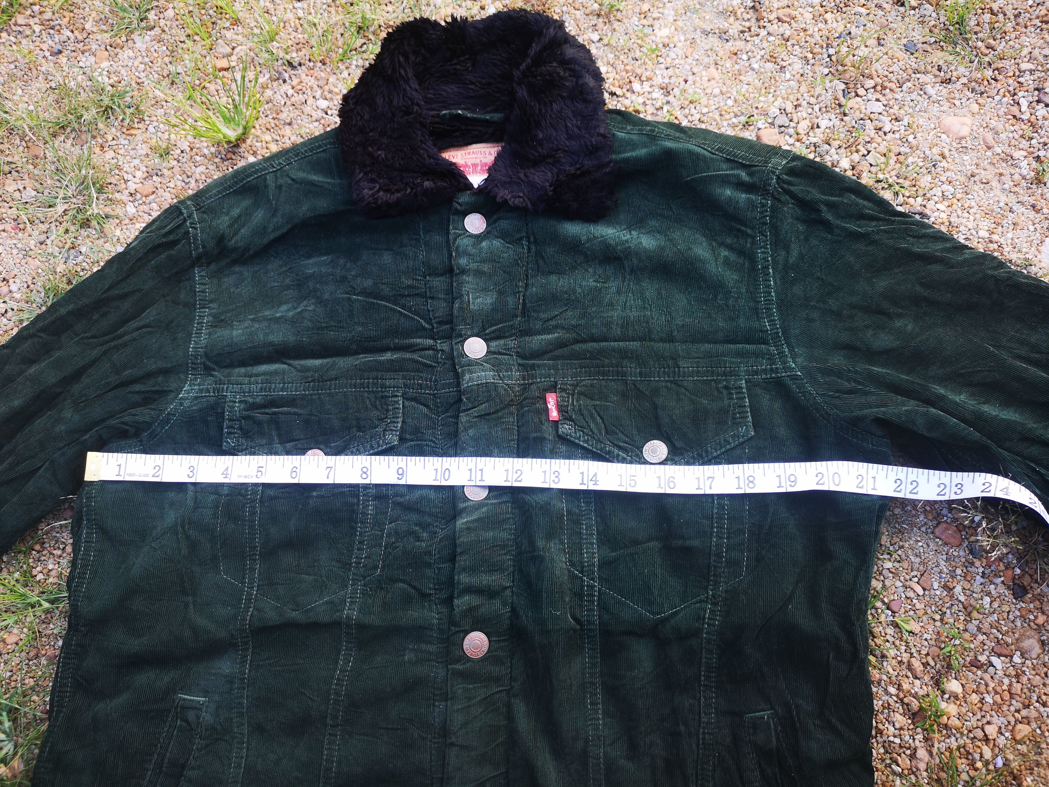 Levi's Levi's Corduroy Faux Fur Button Jacket Size US L / EU 52-54 / 3 - 12 Thumbnail