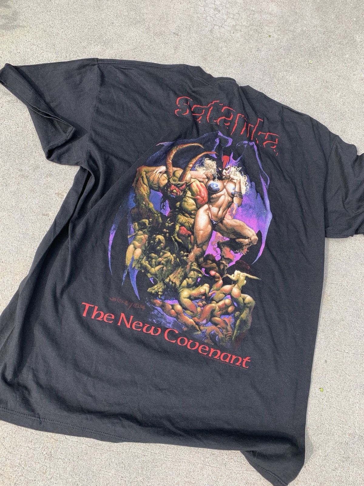 Brockum Vintage Satanika / Danzig Shirt Size US XL / EU 56 / 4 - 1 Thumbnail