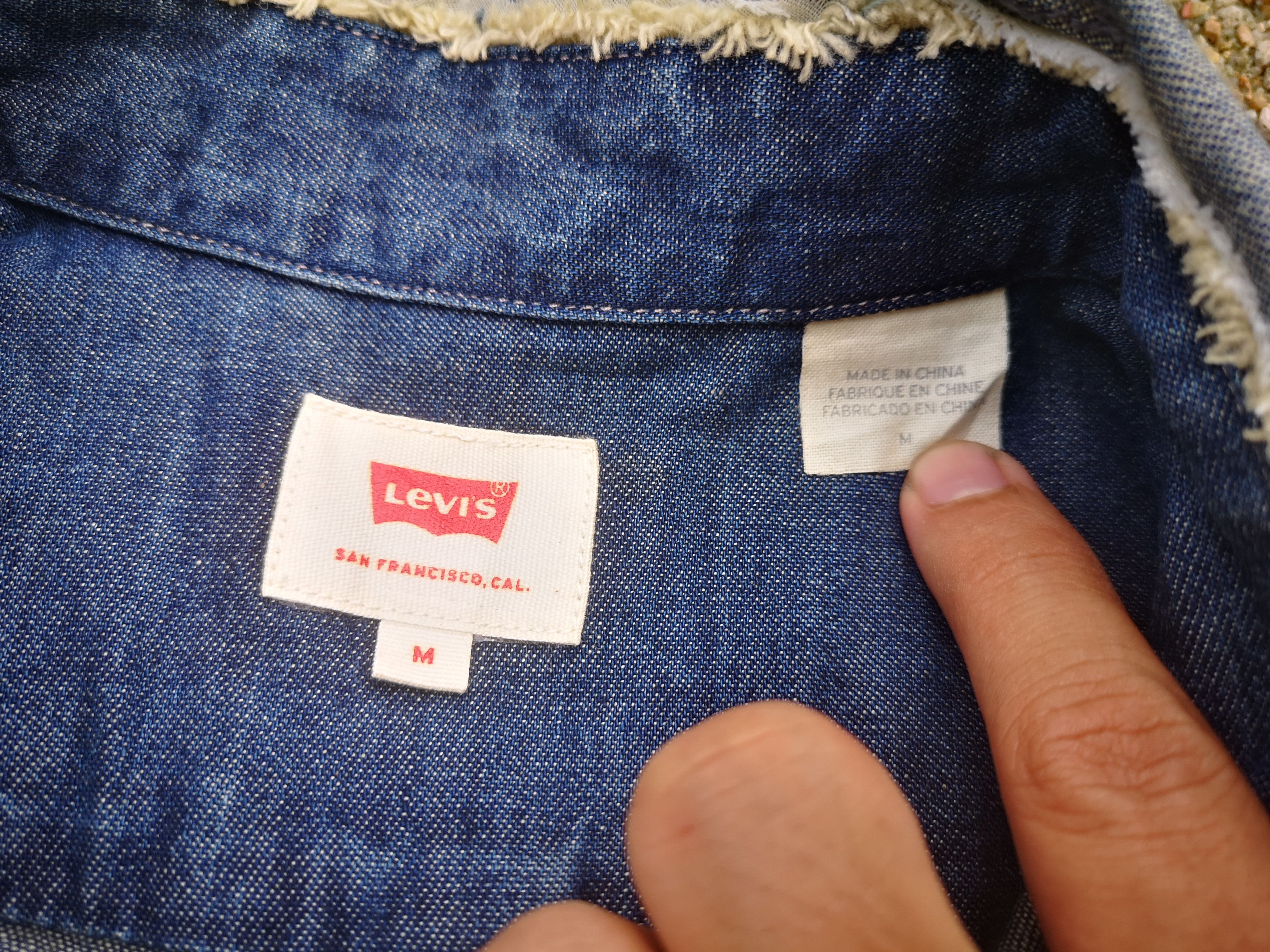Levi's Levi's Denim Flannel Button Size US M / EU 48-50 / 2 - 9 Thumbnail