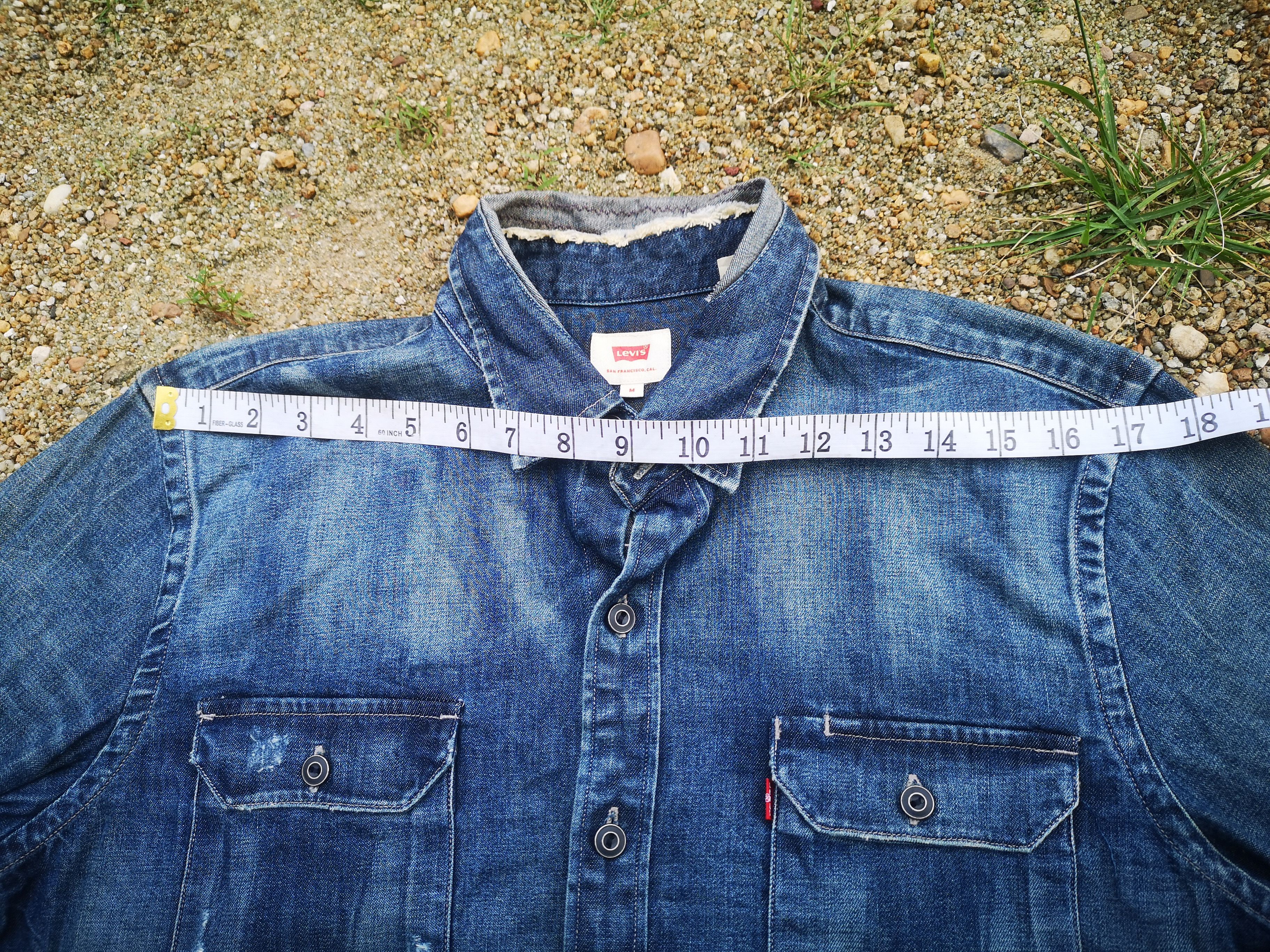 Levi's Levi's Denim Flannel Button Size US M / EU 48-50 / 2 - 13 Thumbnail