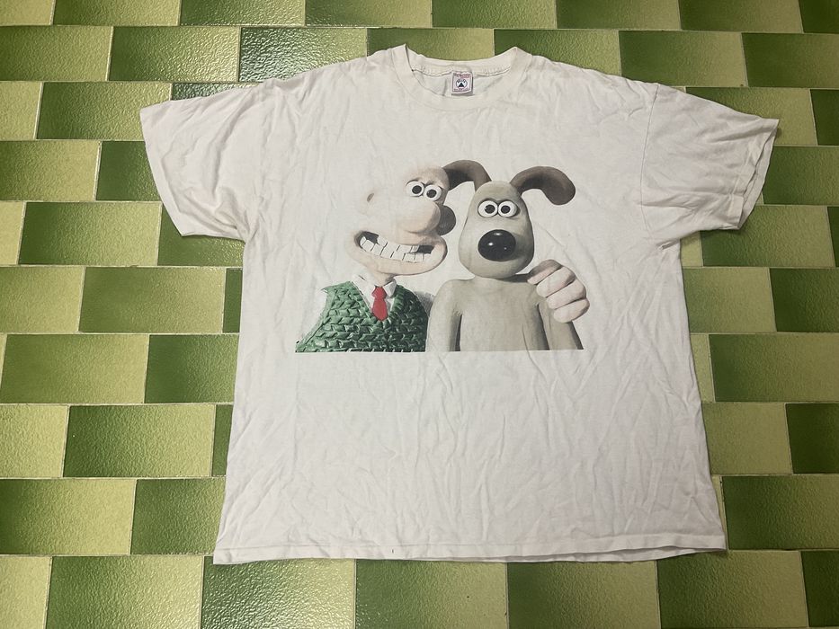 Vintage Vintage 90s Wallace and Gromit TShirt 1989 A Grand Day Out