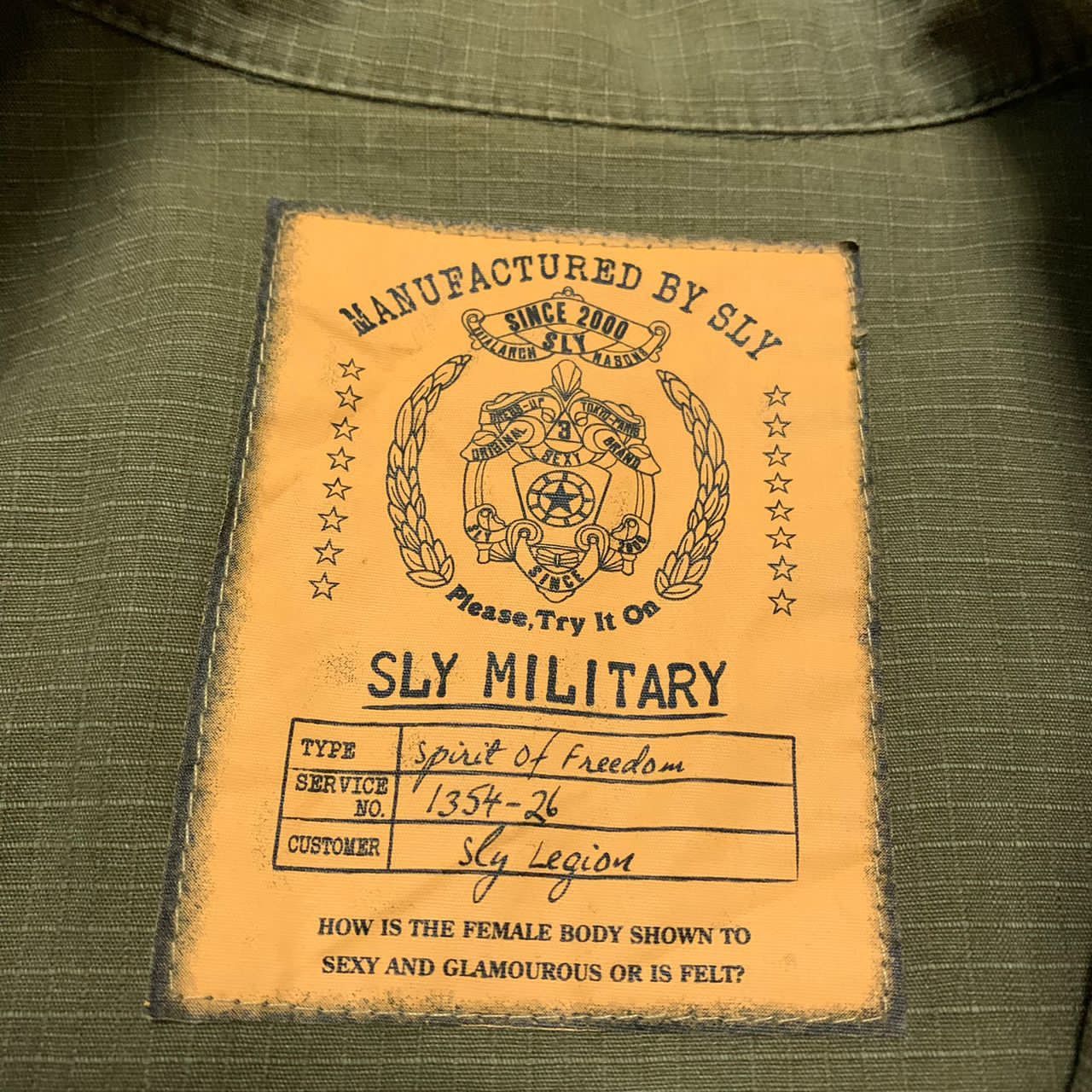 Japanese Brand U.S Army SLY Military Spirit of freedom jacket Size US L / EU 52-54 / 3 - 6 Thumbnail