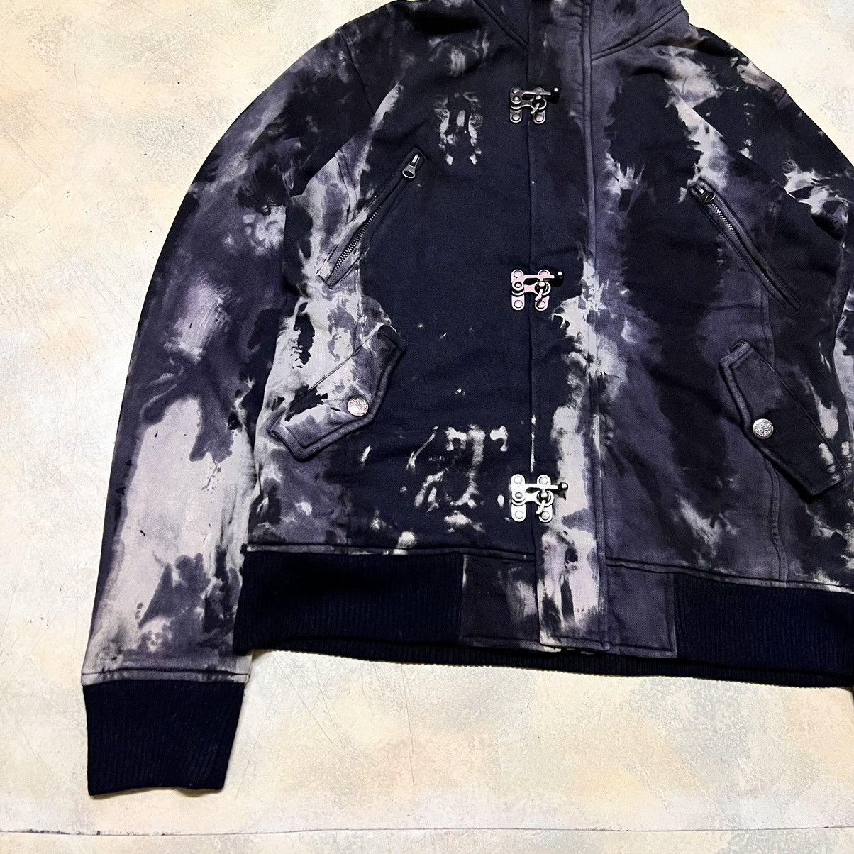 In The Attic In The Attic Acid Wash Distressed Style Hoodie Size US M / EU 48-50 / 2 - 5 Thumbnail