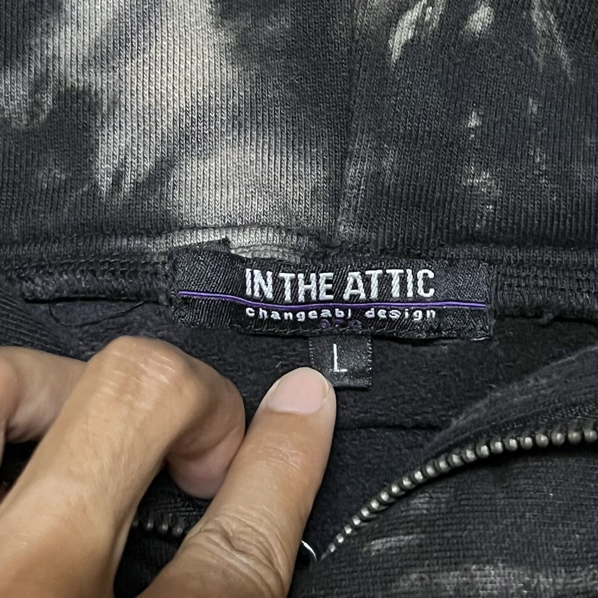 In The Attic In The Attic Acid Wash Distressed Style Hoodie Size US M / EU 48-50 / 2 - 10 Thumbnail