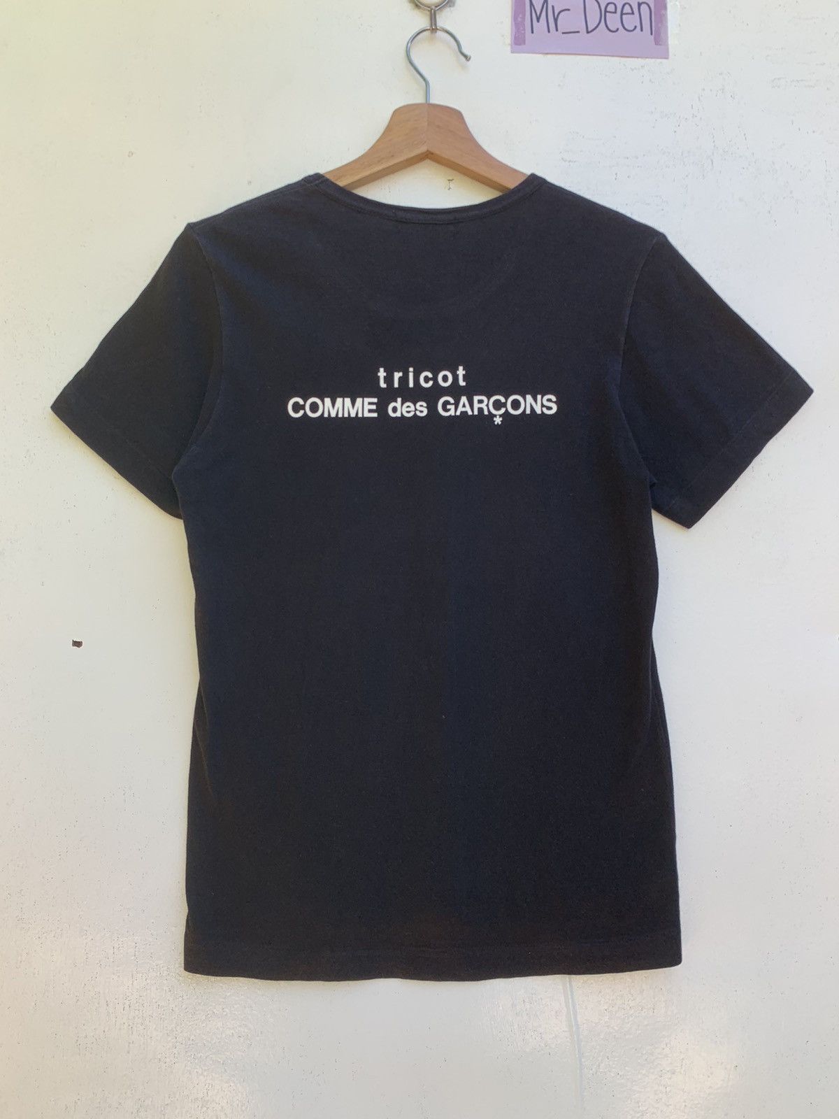 Comme des Garcons Rare Vintage 1988 Comme Des Garcons CDG Tricot Black Tee Size US XS / EU 42 / 0 - 5 Thumbnail