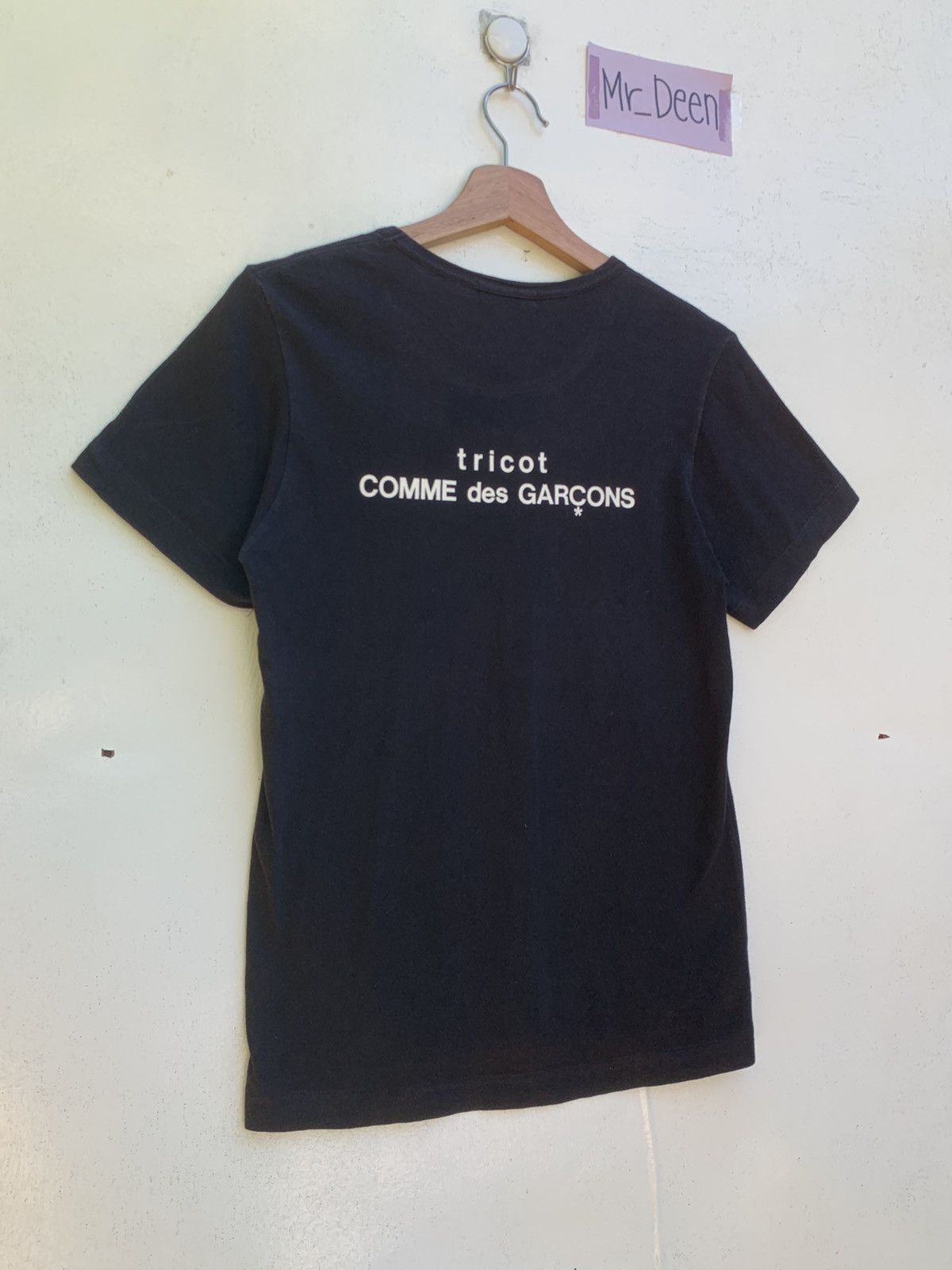 Comme des Garcons Rare Vintage 1988 Comme Des Garcons CDG Tricot Black Tee Size US XS / EU 42 / 0 - 3 Thumbnail