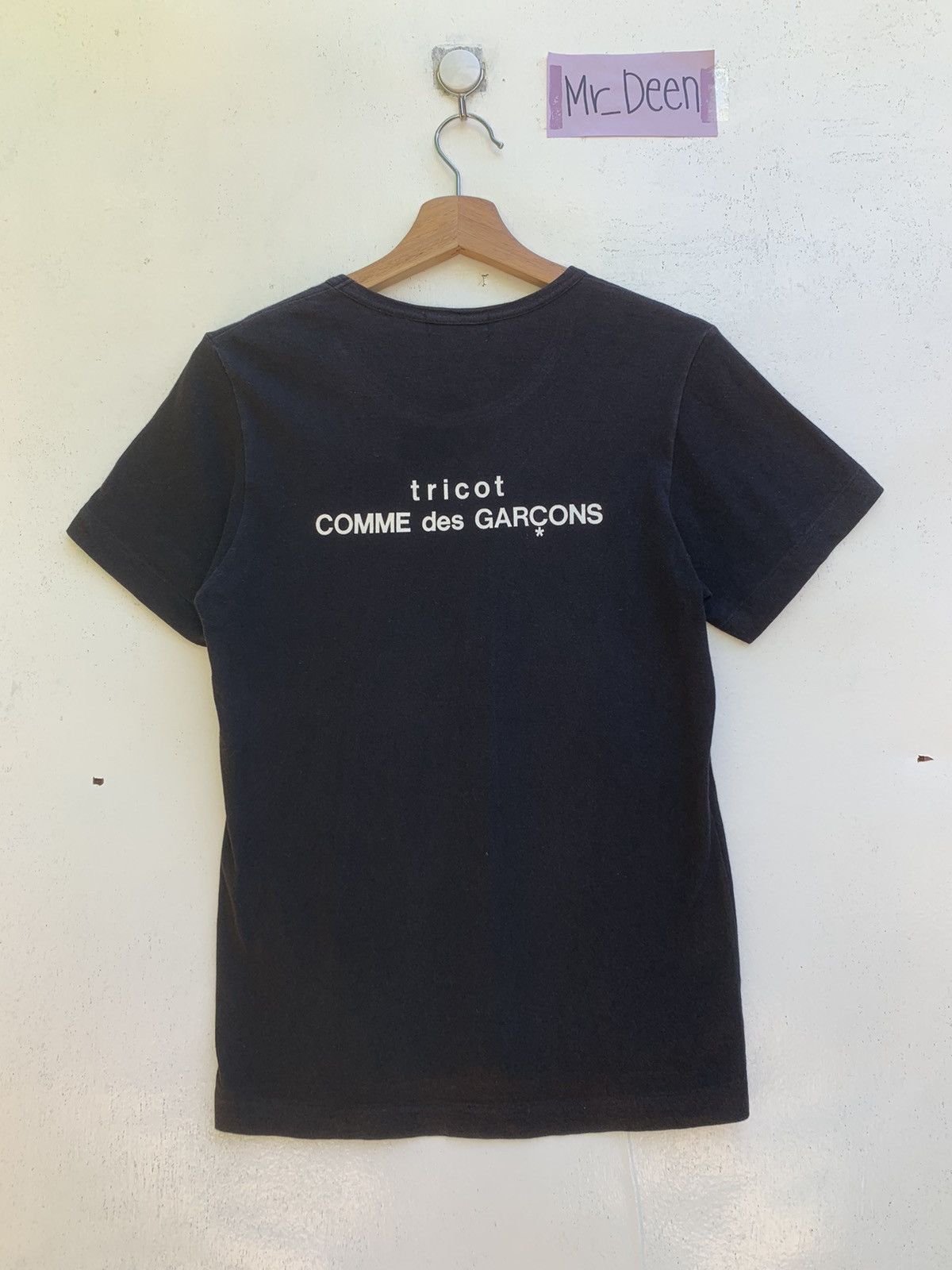 Comme des Garcons Rare Vintage 1988 Comme Des Garcons CDG Tricot Black Tee Size US XS / EU 42 / 0 - 2 Thumbnail