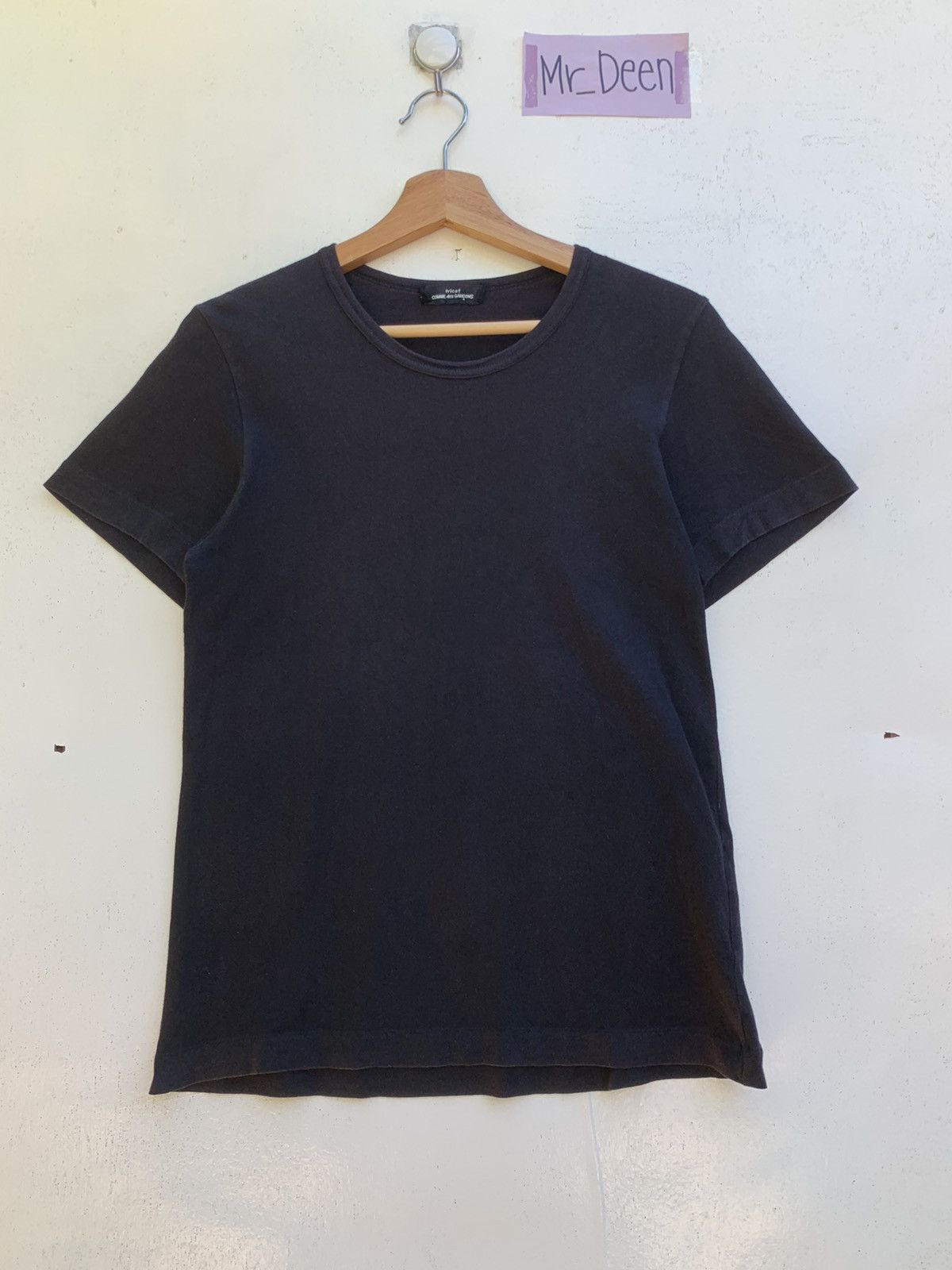 Comme des Garcons Rare Vintage 1988 Comme Des Garcons CDG Tricot Black Tee Size US XS / EU 42 / 0 - 12 Thumbnail